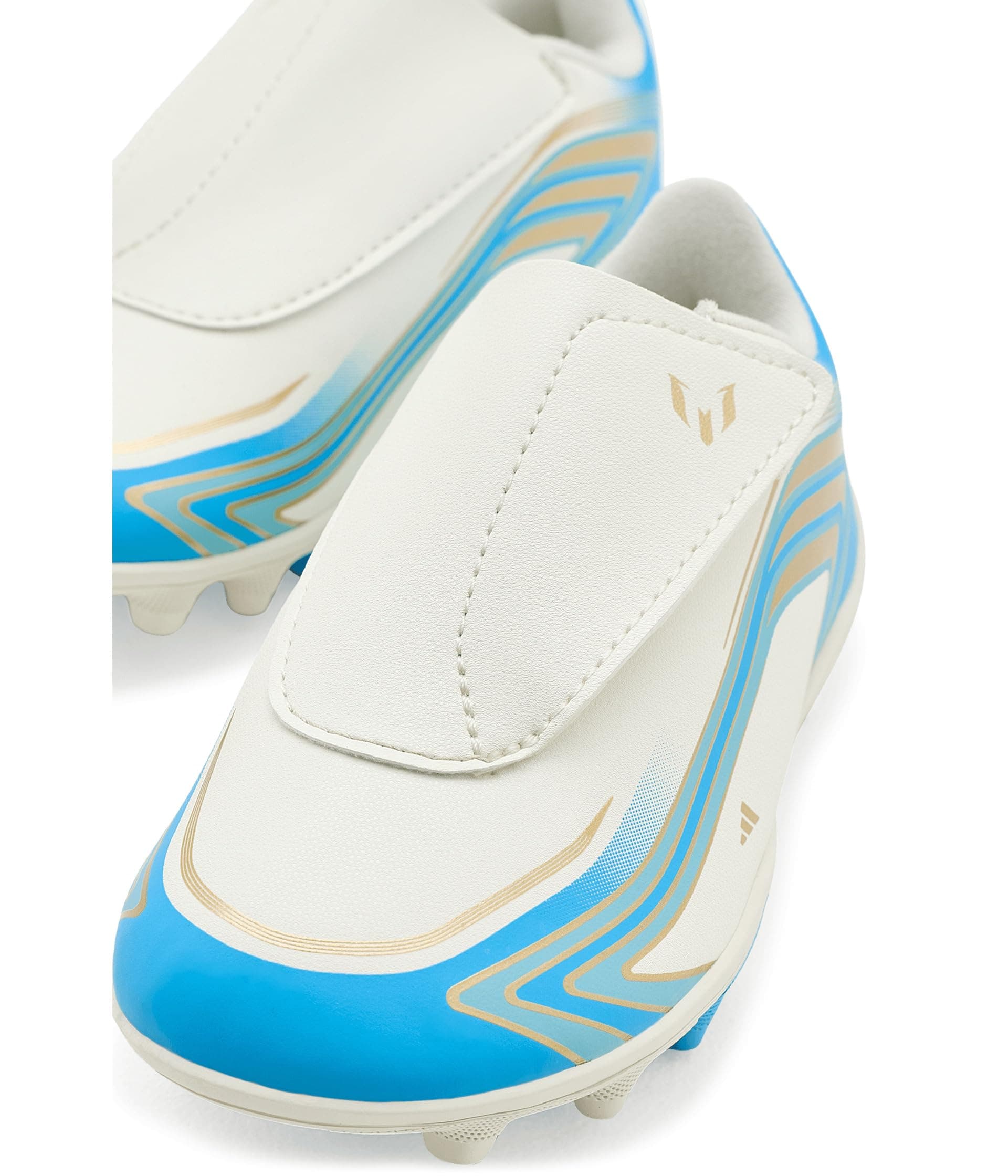 adidas Kids F50 Messi Club Velcro Firm Ground/Multi Ground Football (Little Kid/Toddler) — vista 3