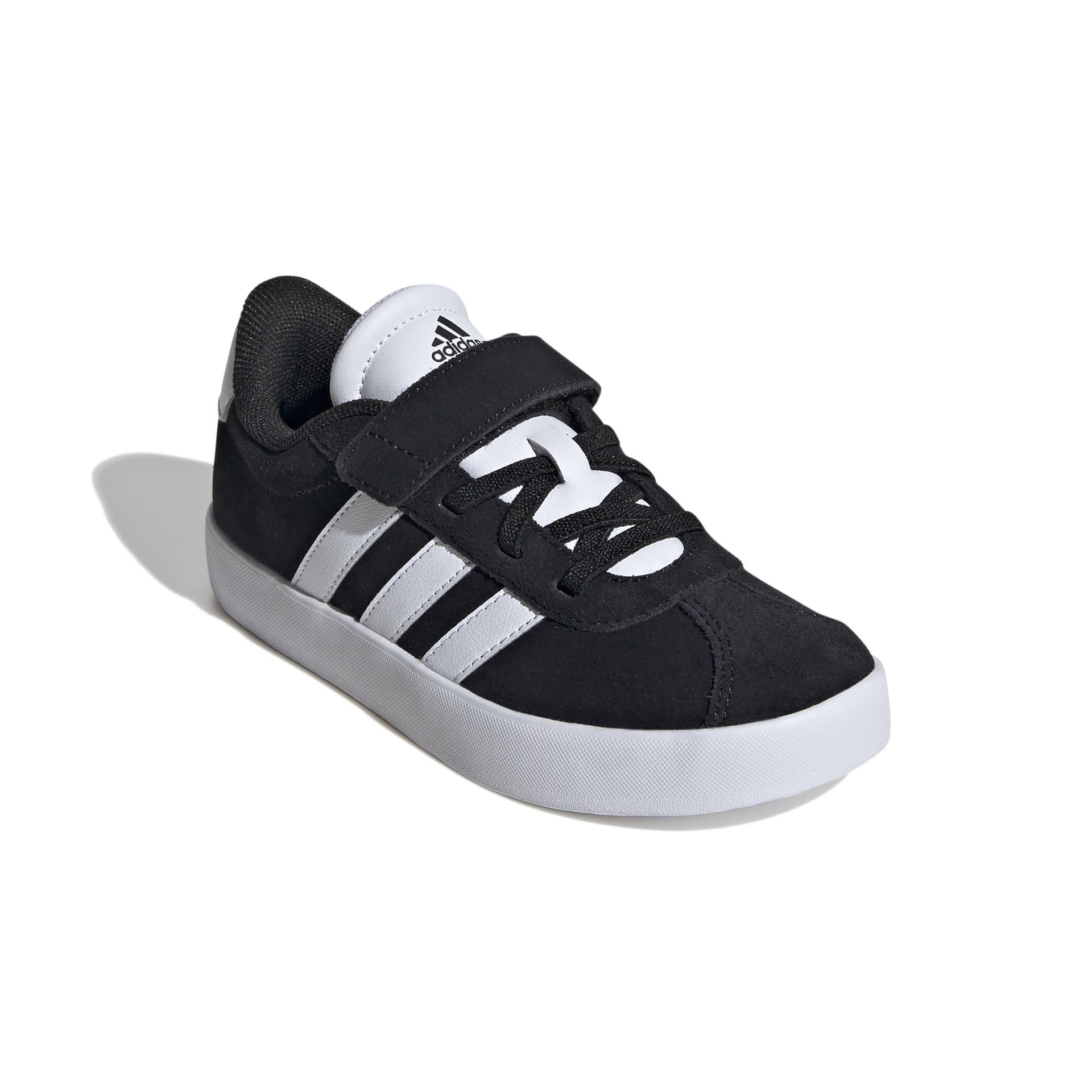 adidas Kids VL Court 3.0 Elastic Lace Shoes (Little Kid) — vista principal