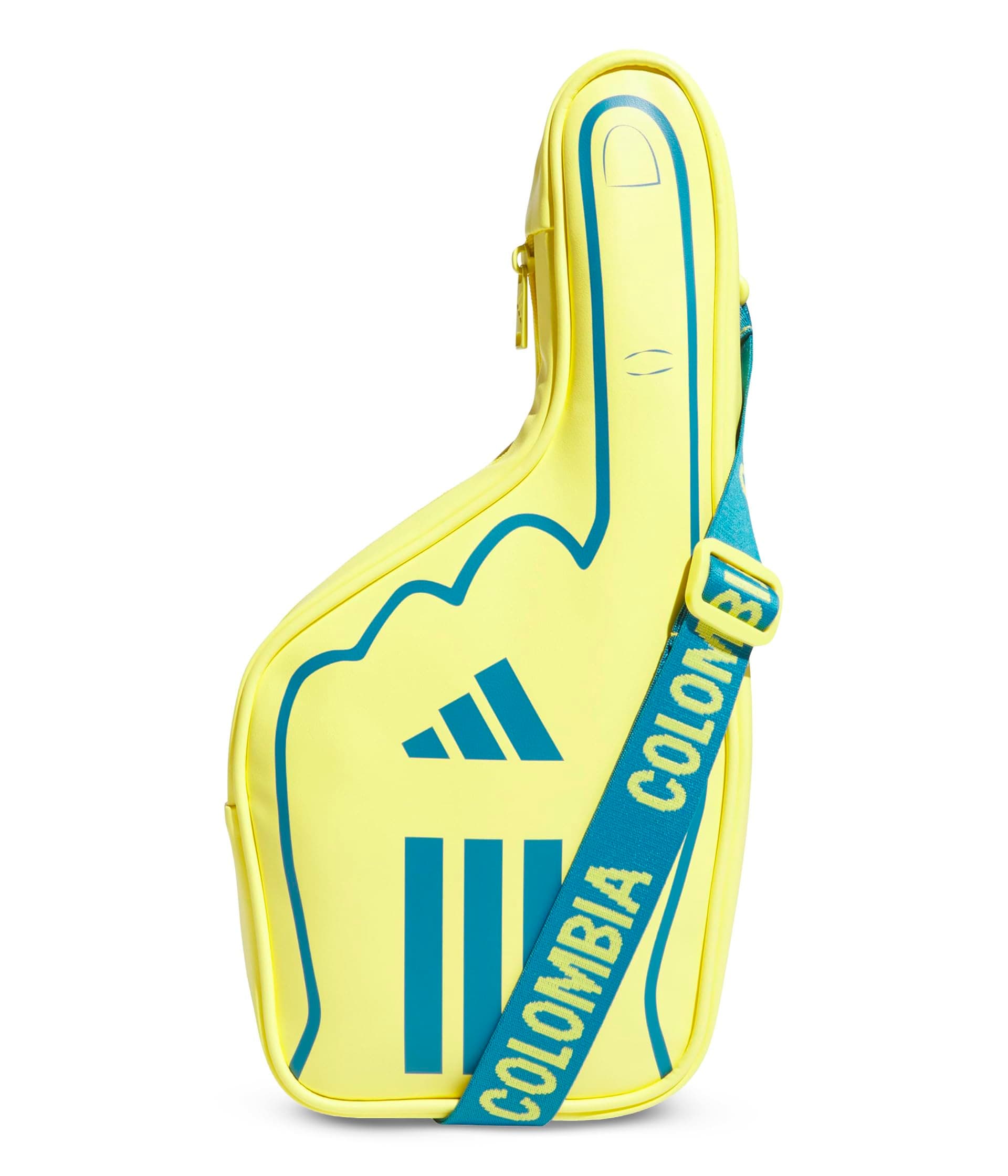 adidas Soccer Fan Finger Crossbody — cor Bege
