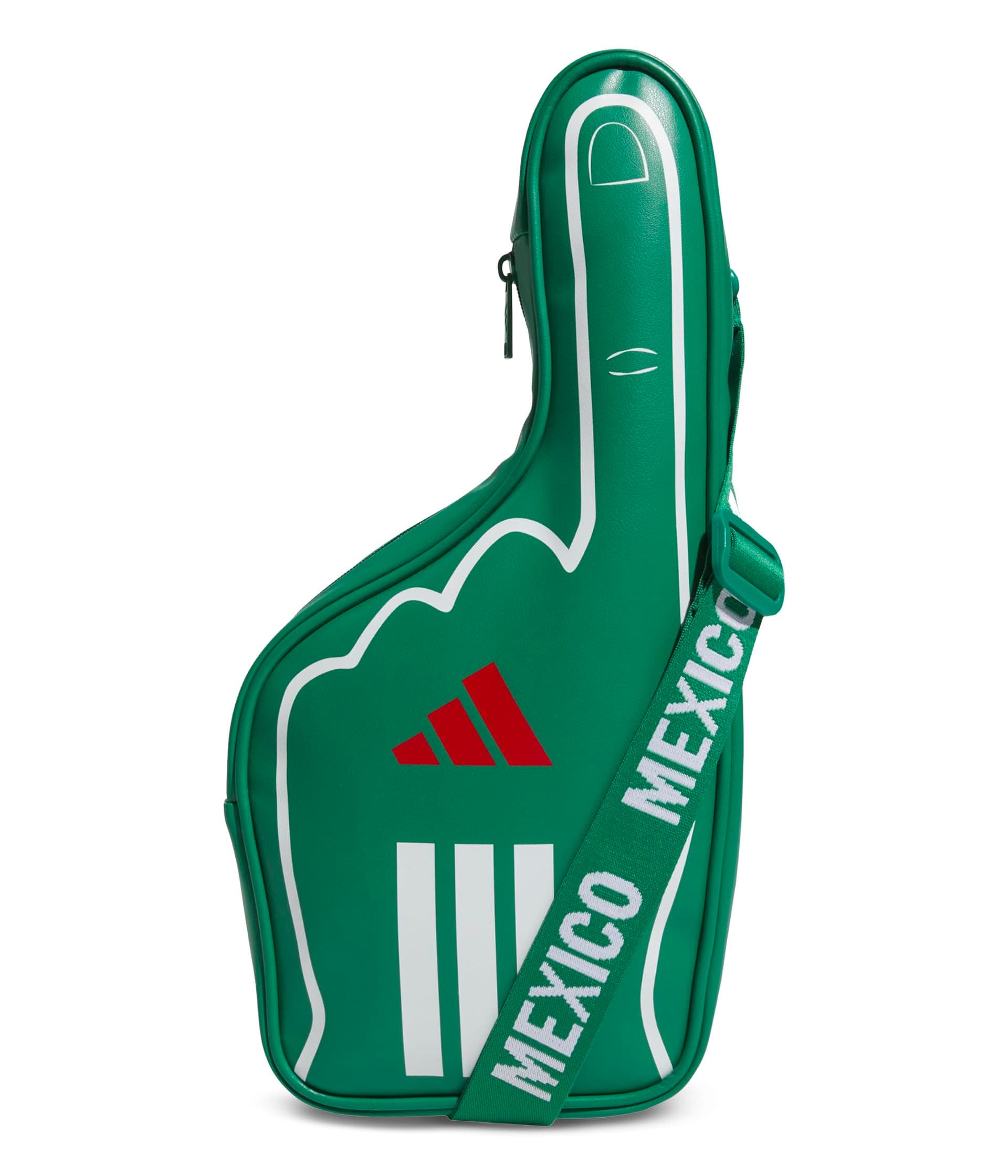 adidas Soccer Fan Finger Crossbody — cor Vermelho