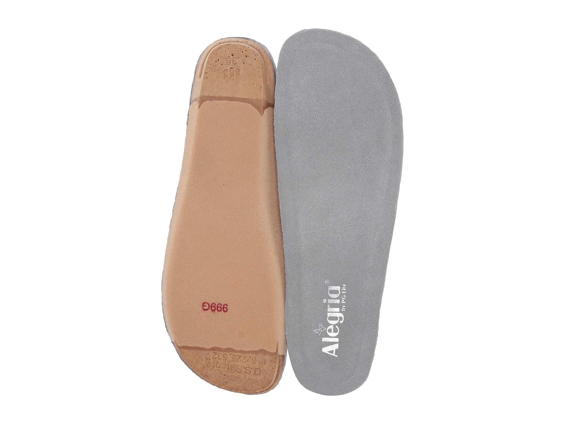 Alegria Replacement Insole — cor Cinza