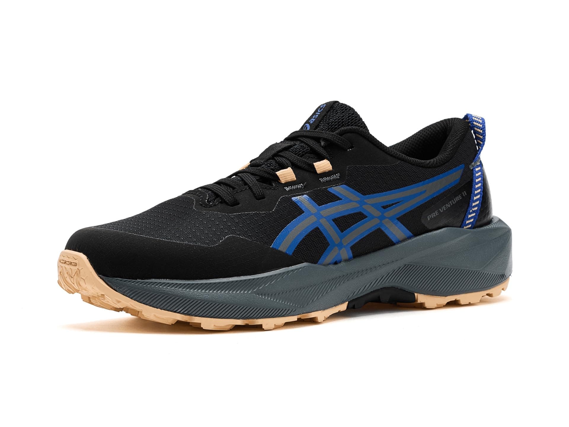 ASICS Kids Pre Venture 11 Grade School (Little Kid/Big Kid) — cor Preto