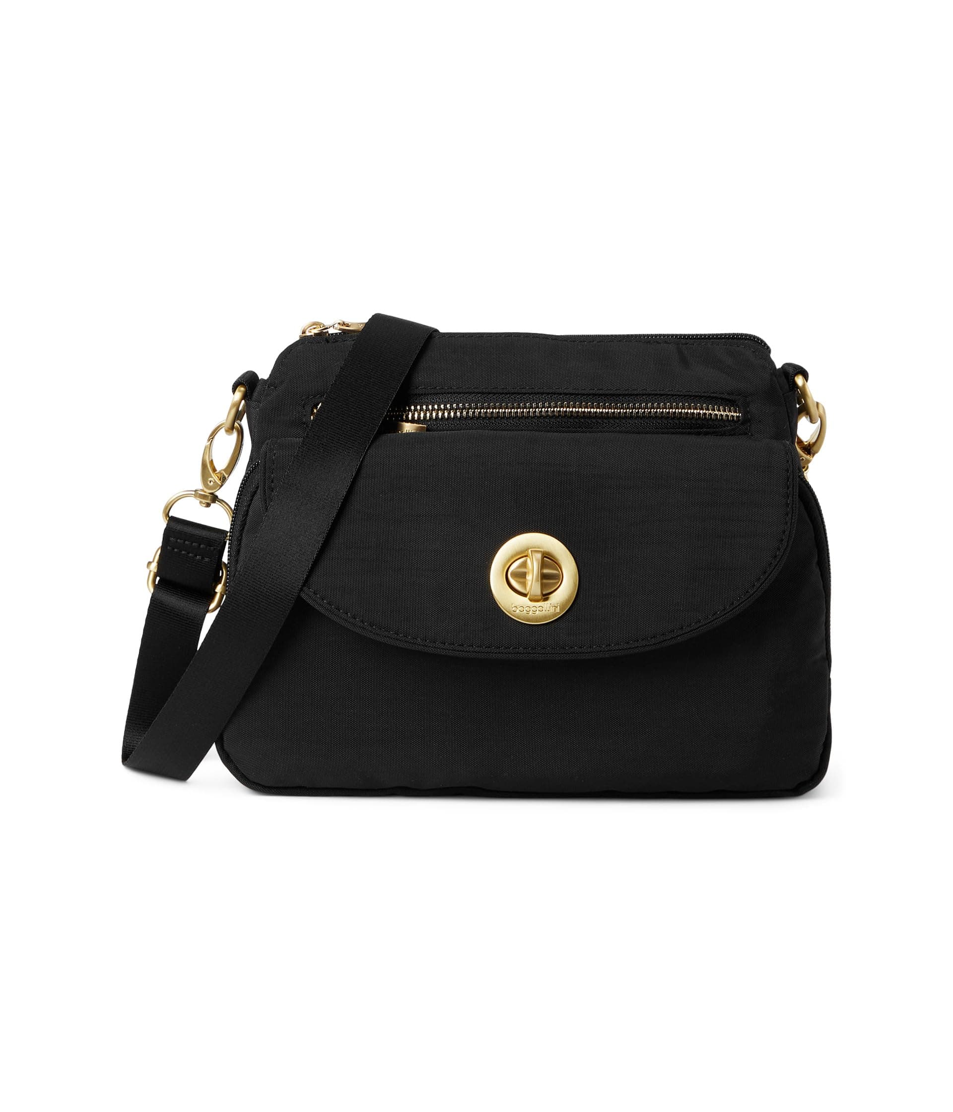 Baggallini Calais Crossbody Bag — cor Preto