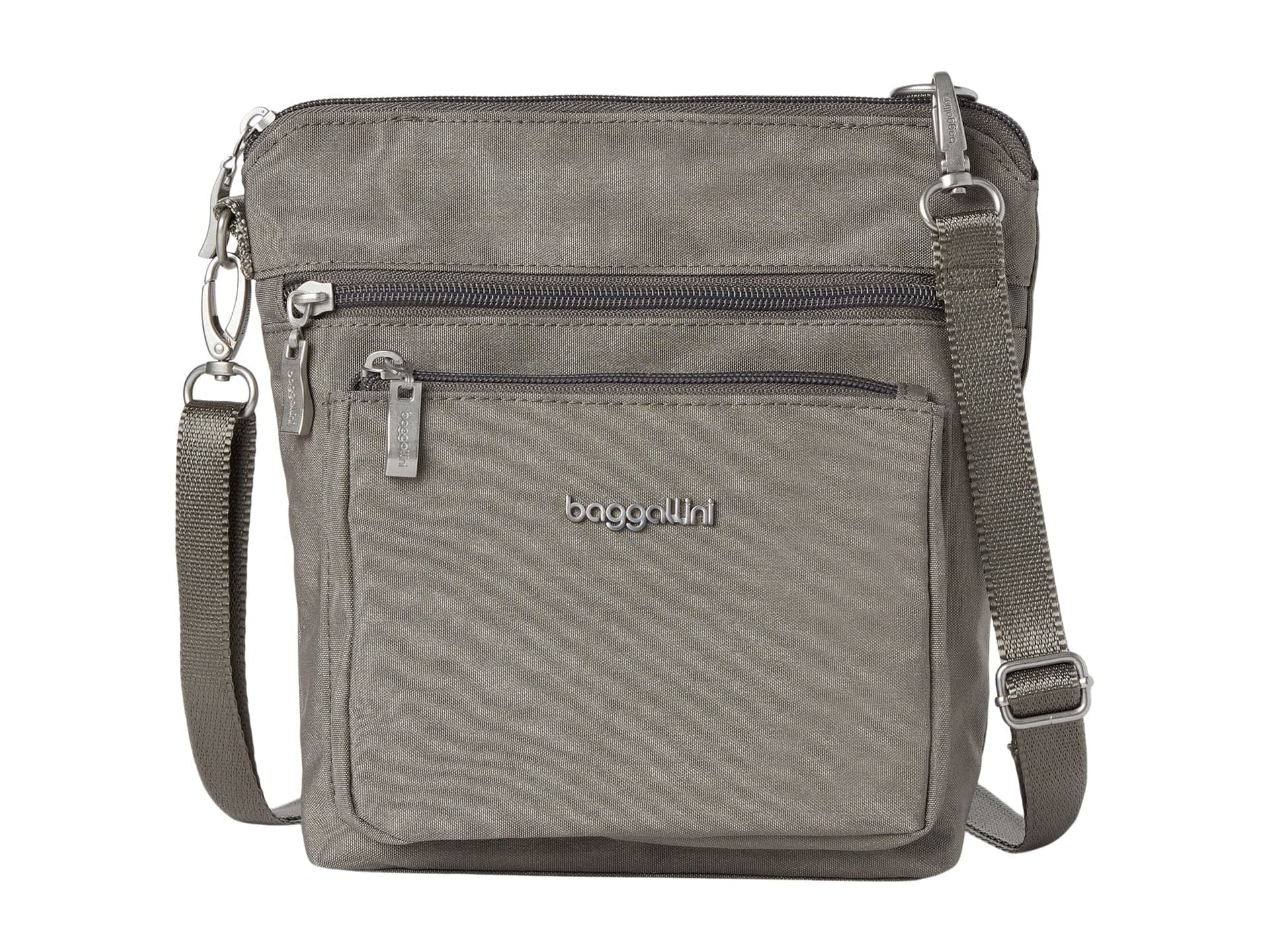 Baggallini Modern Pocket Crossbody — cor Cinza