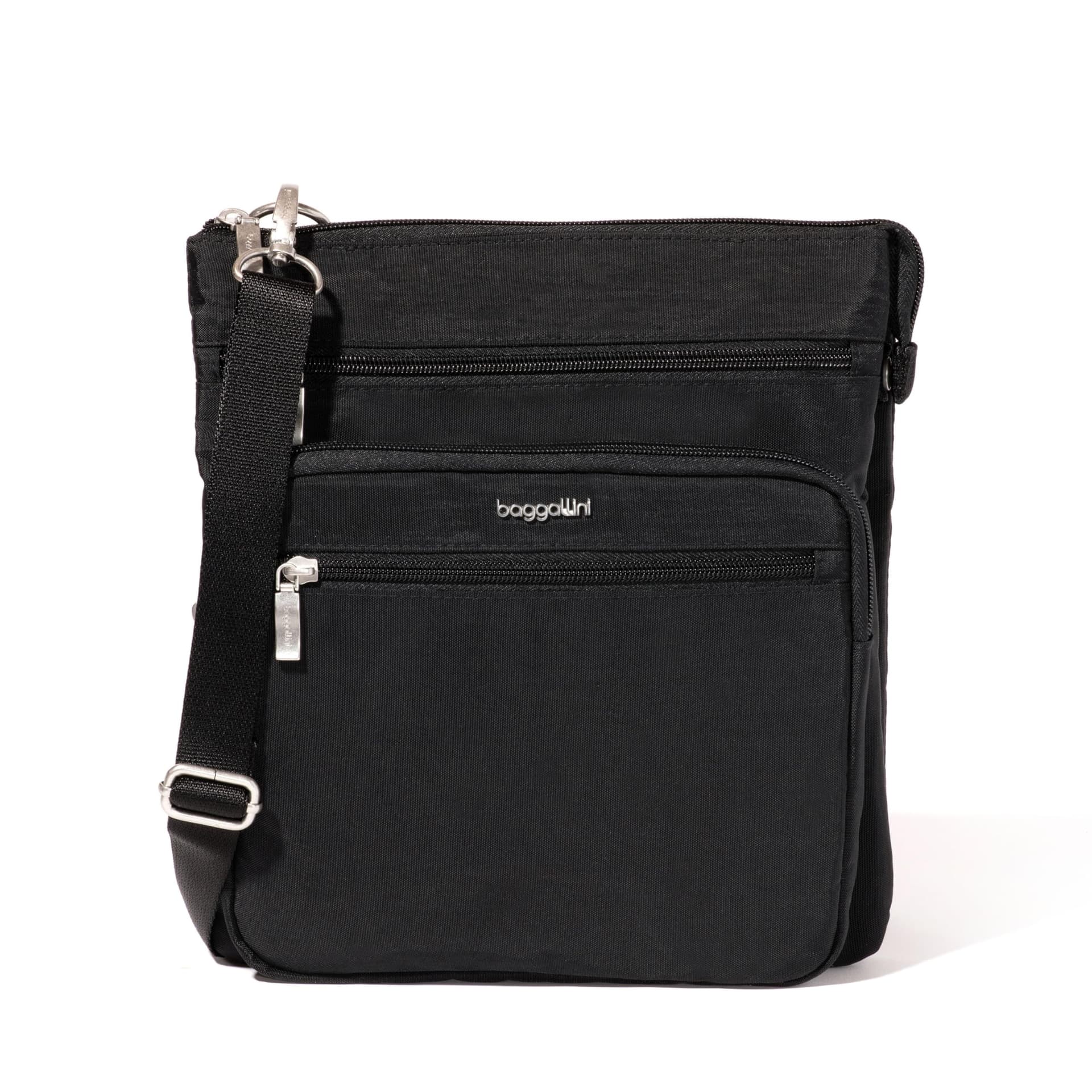 Baggallini Out and About Crossbody — cor Preto