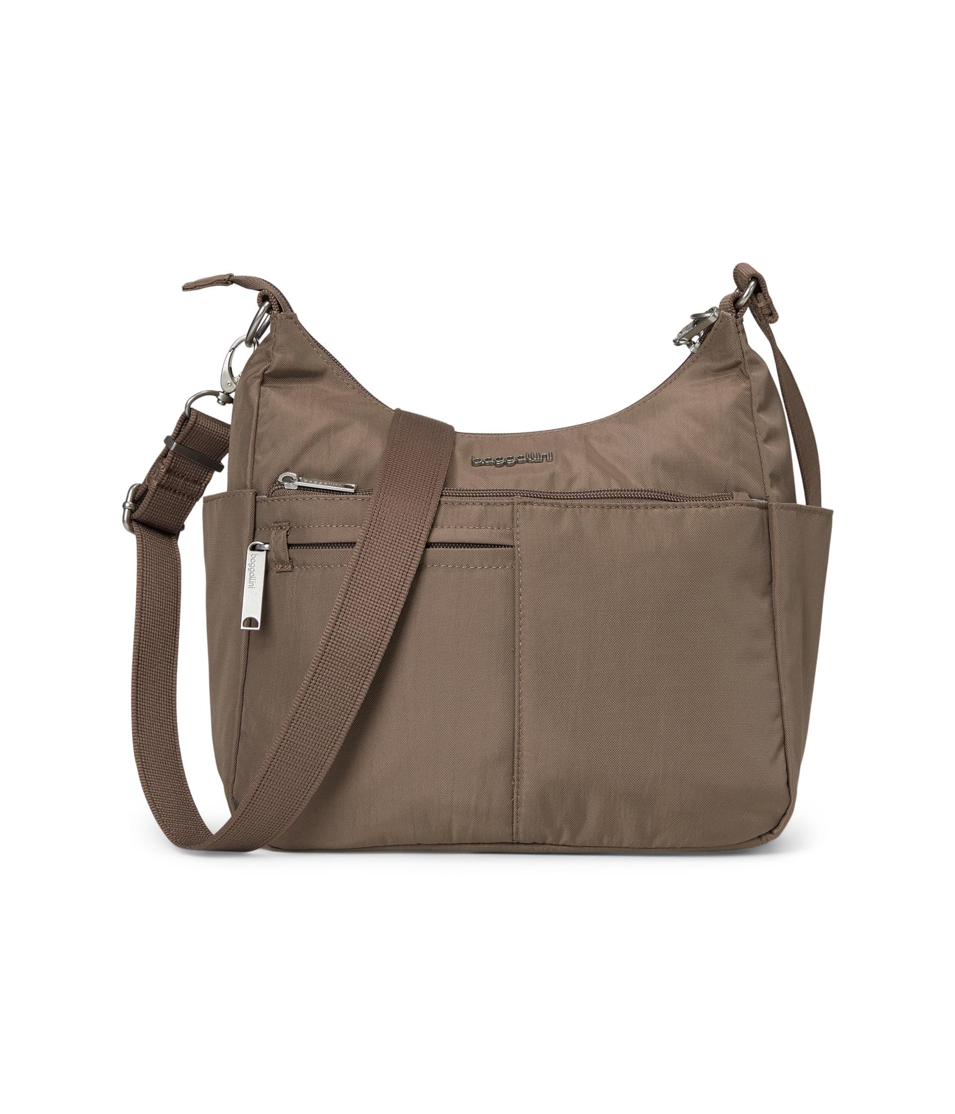 Baggallini Securtex Anti-Theft Free Time Crossbody — cor Chumbo