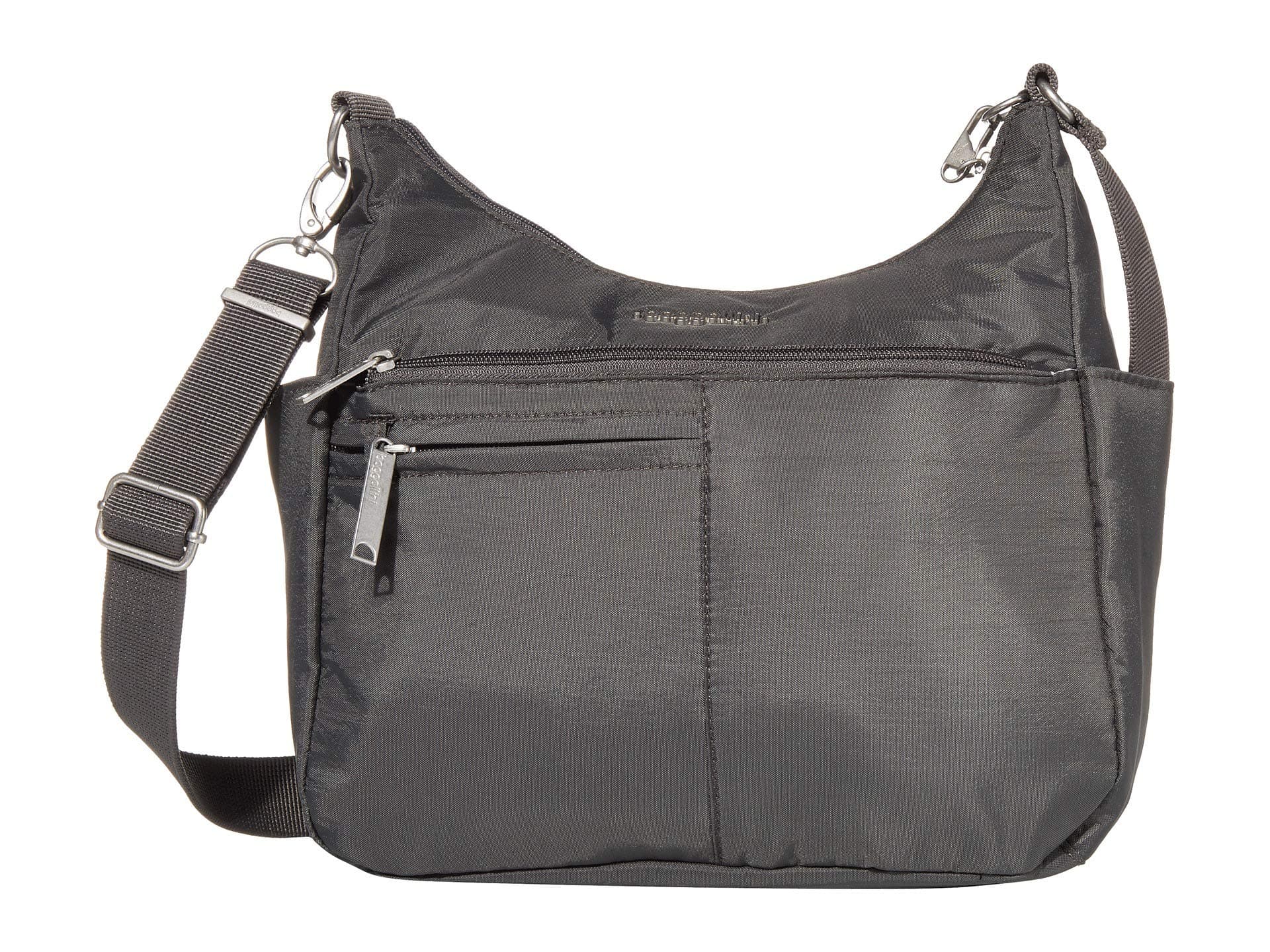 Baggallini Securtex Anti-Theft Free Time Crossbody — cor Grafite