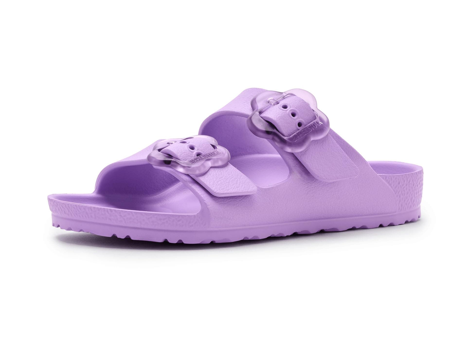 Birkenstock Kids Arizona Eva Essentials Flower Buckle (Toddler/Little Kid/Big Kid) — cor Lilas