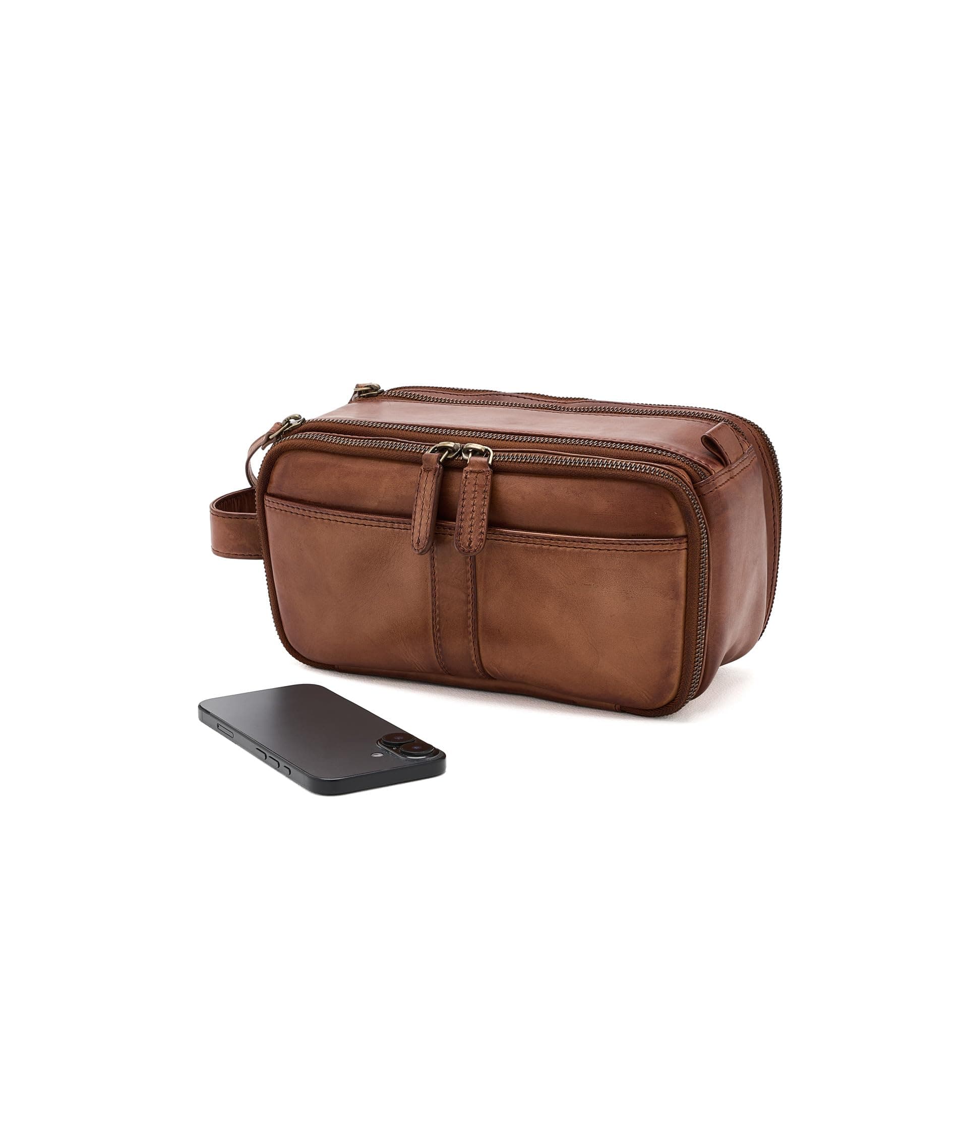 Boconi Bags and Leather Darius 2 Zip Travel Kit — vista 2