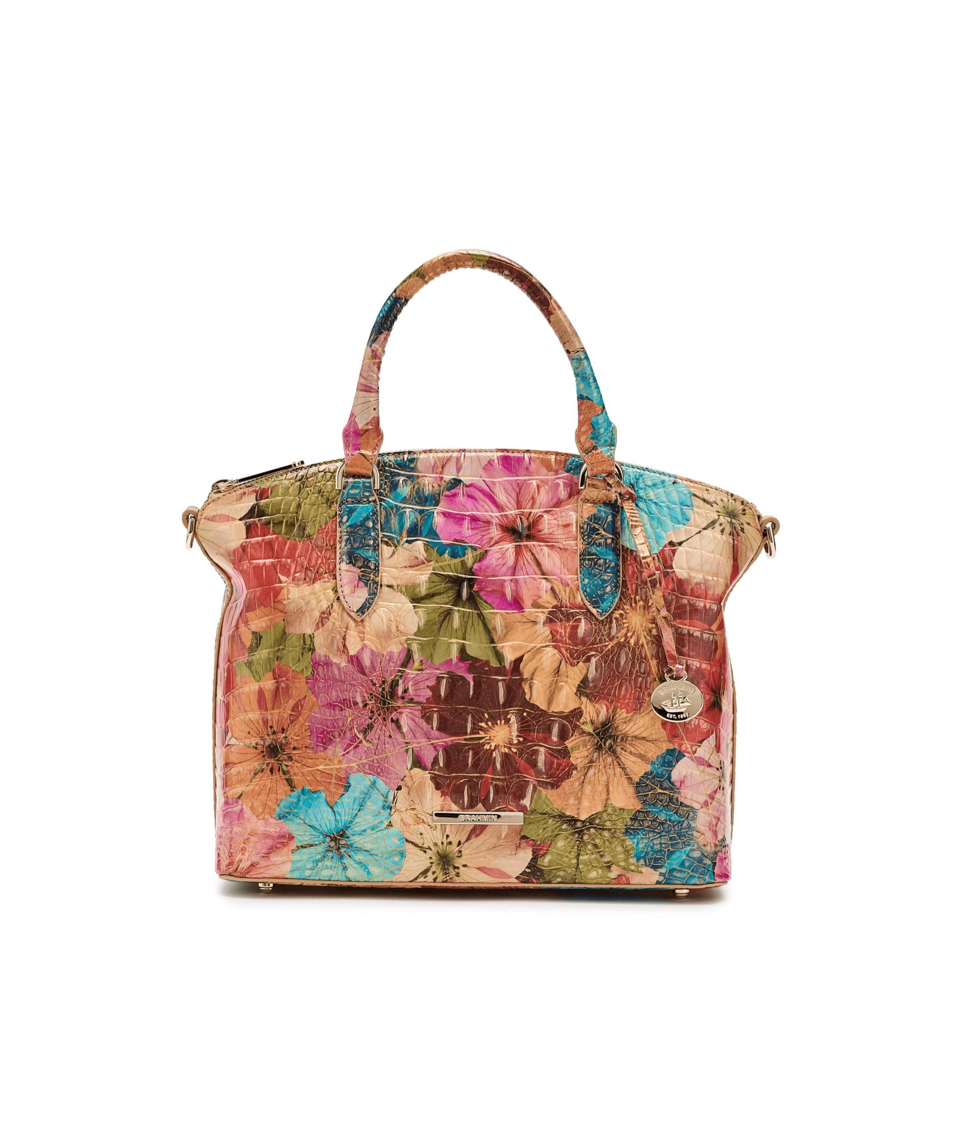 Brahmin Duxbury Satchel — cor Marrom