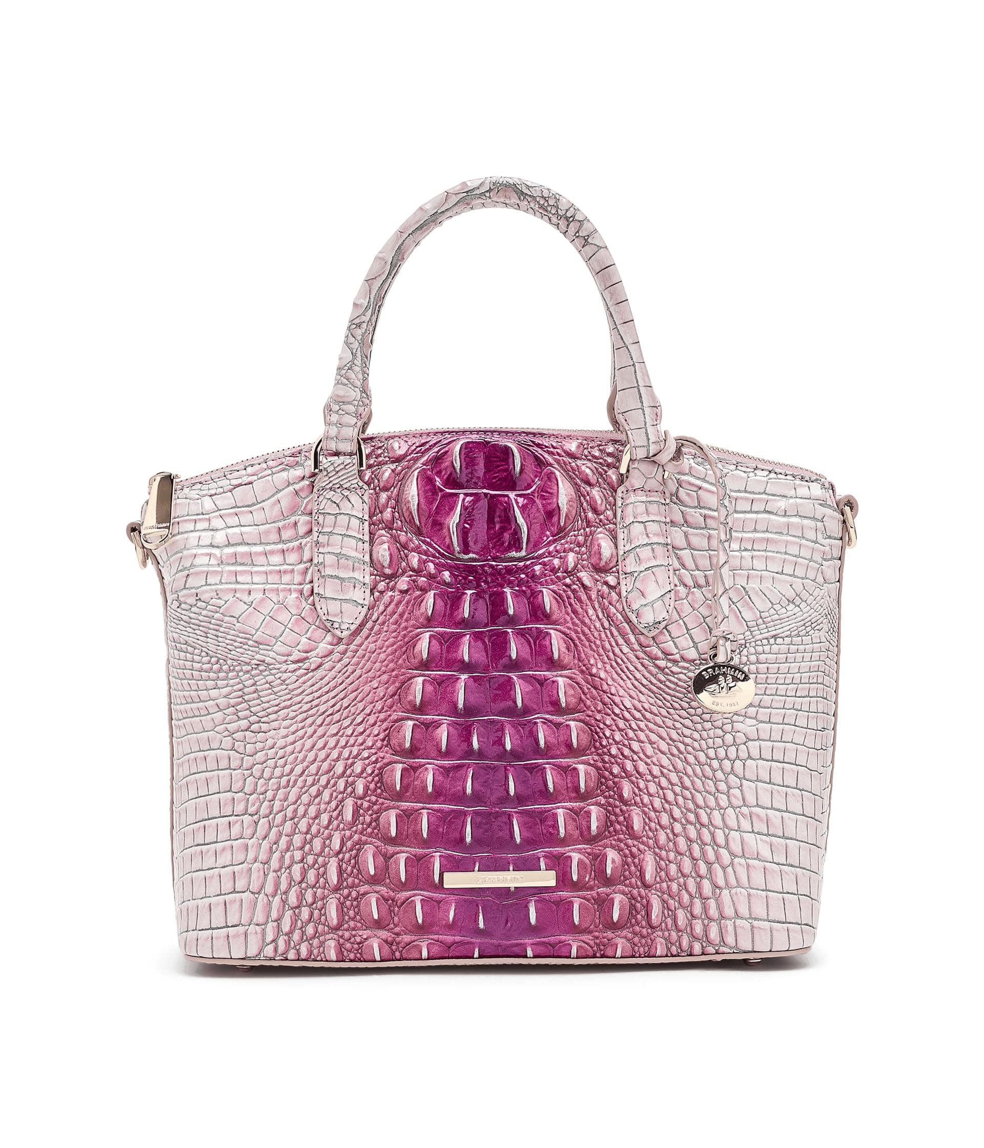Brahmin Duxbury Satchel — cor Rosa