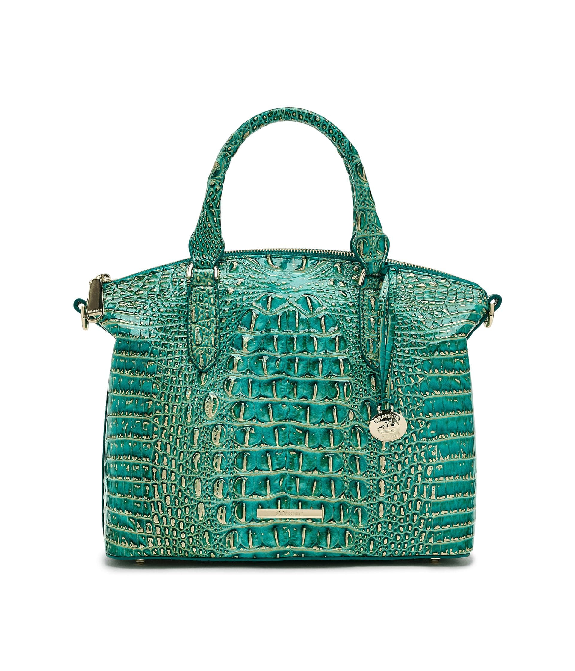 Brahmin Duxbury Satchel — cor Turquesa