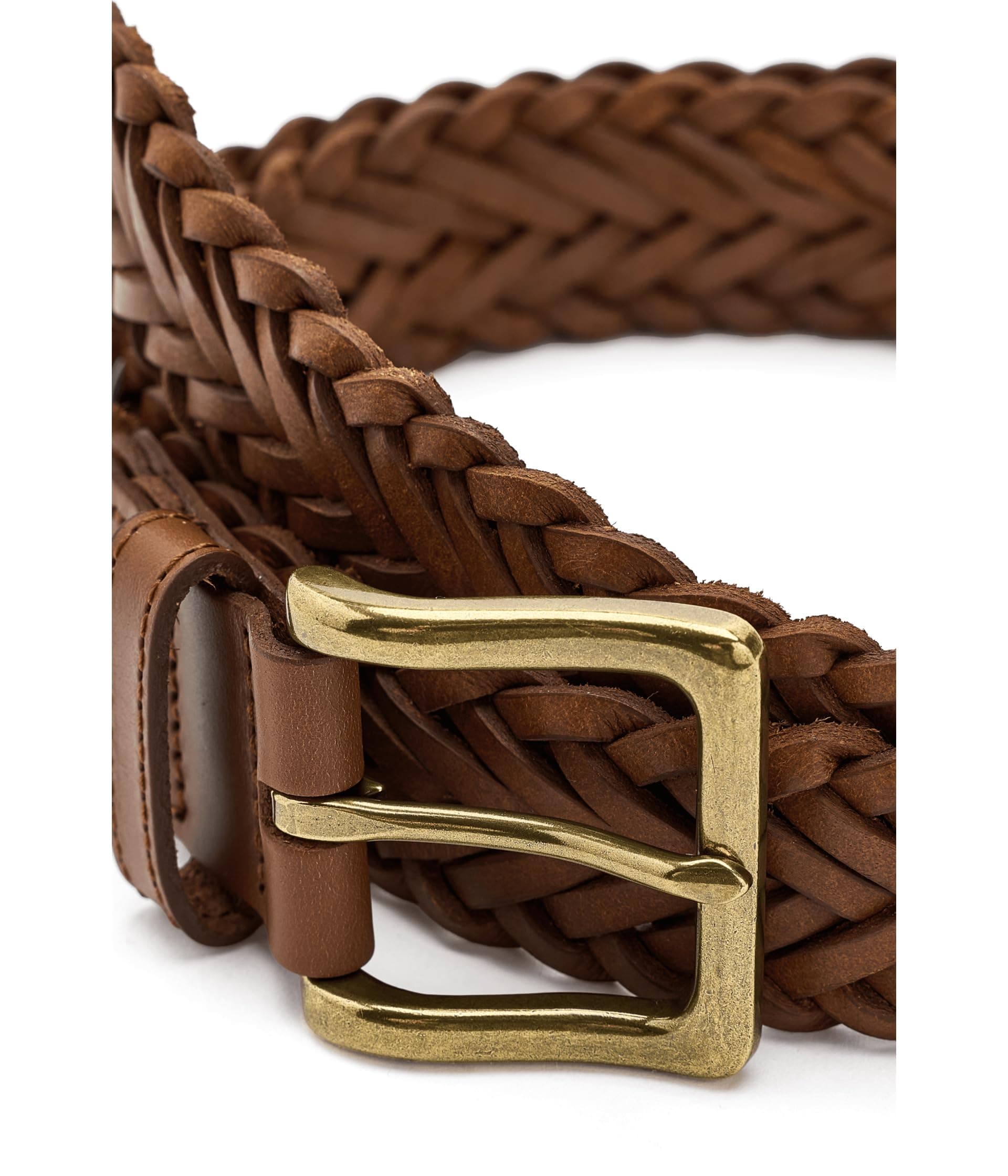 Brooks Brothers Braided Leather Belt — vista 2