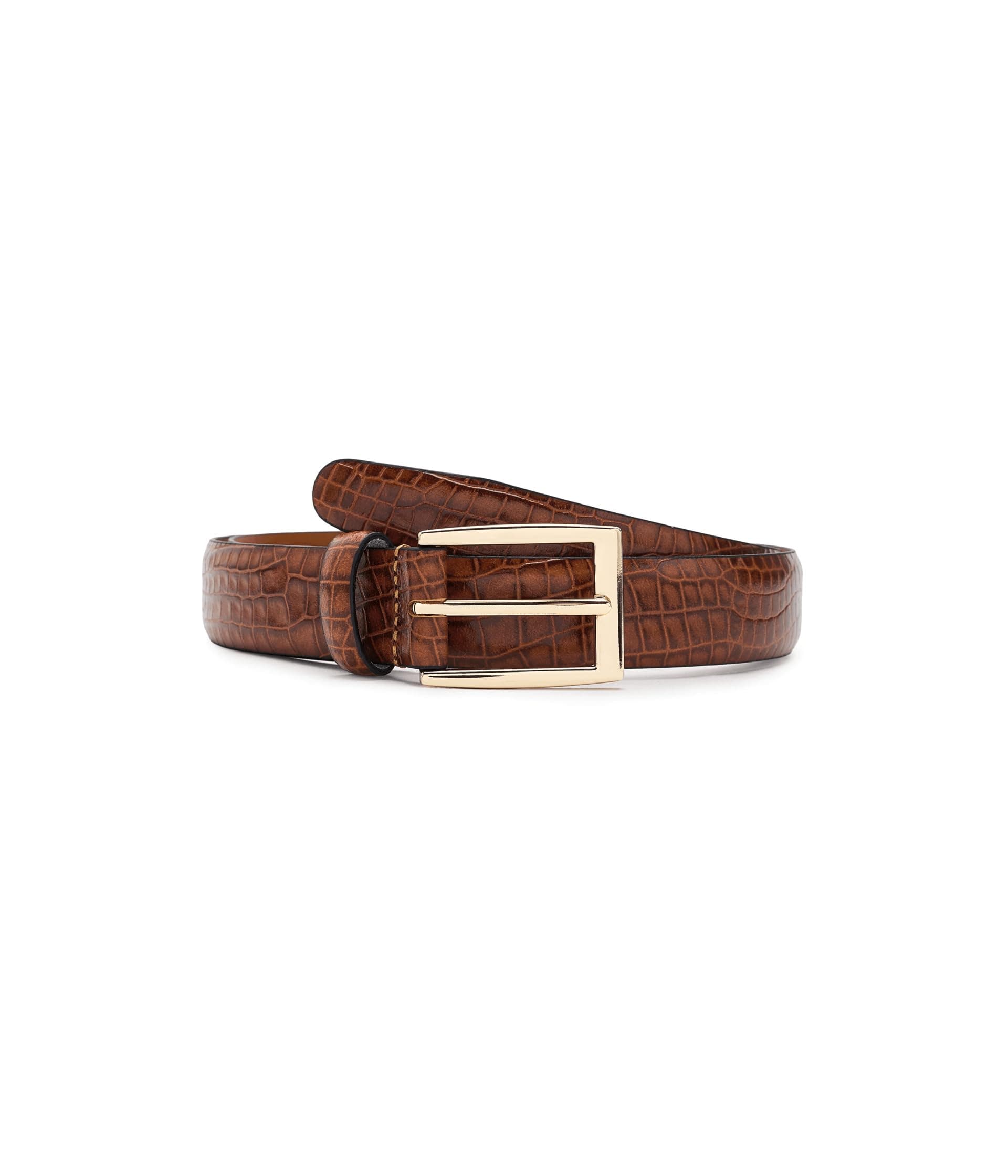 Brooks Brothers Crocodile Embossed Belt — vista principal