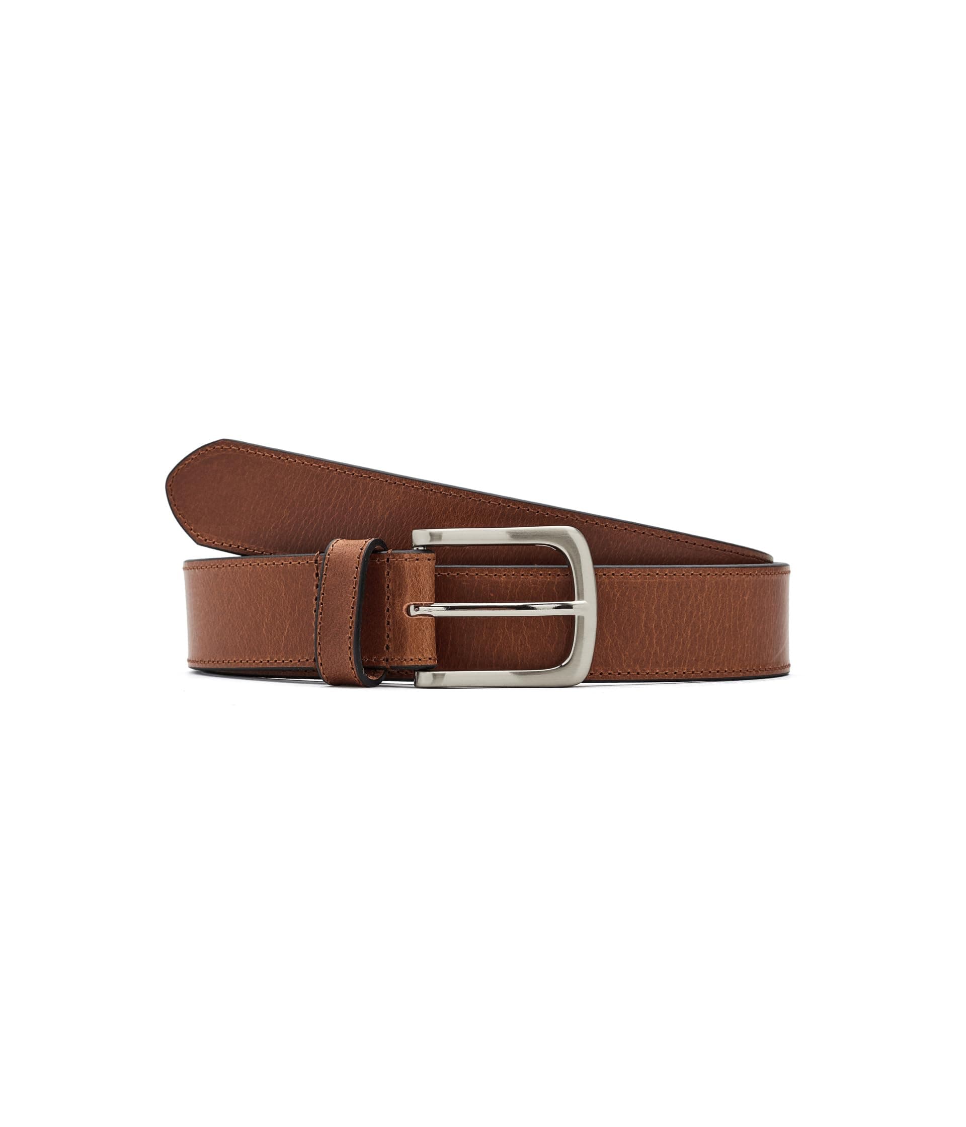 Brooks Brothers Natural Wax Pull Up Leather Belt — vista principal