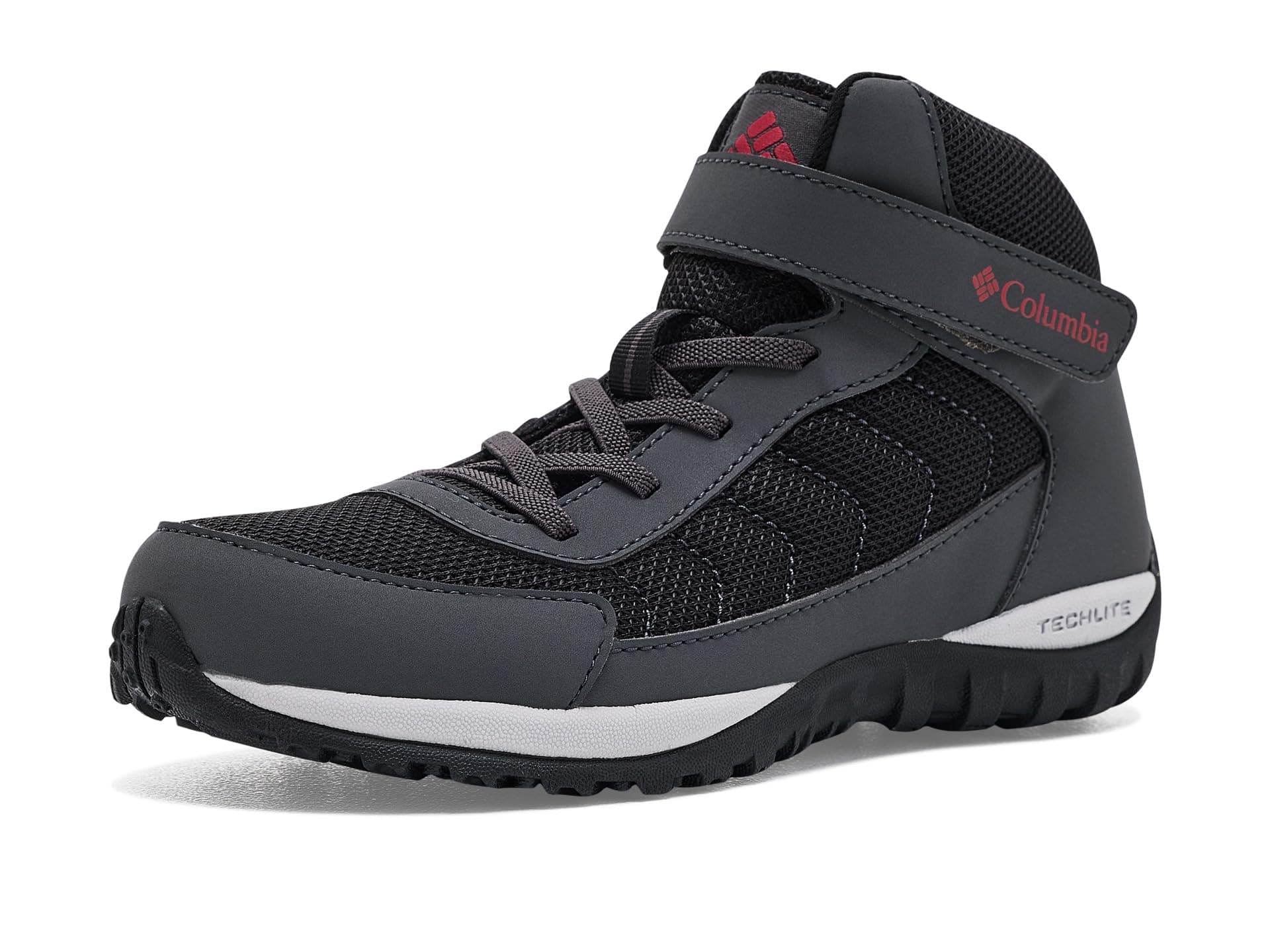 Columbia Kids Dart Canyon Mid (Little Kid/Big Kid) — cor Preto