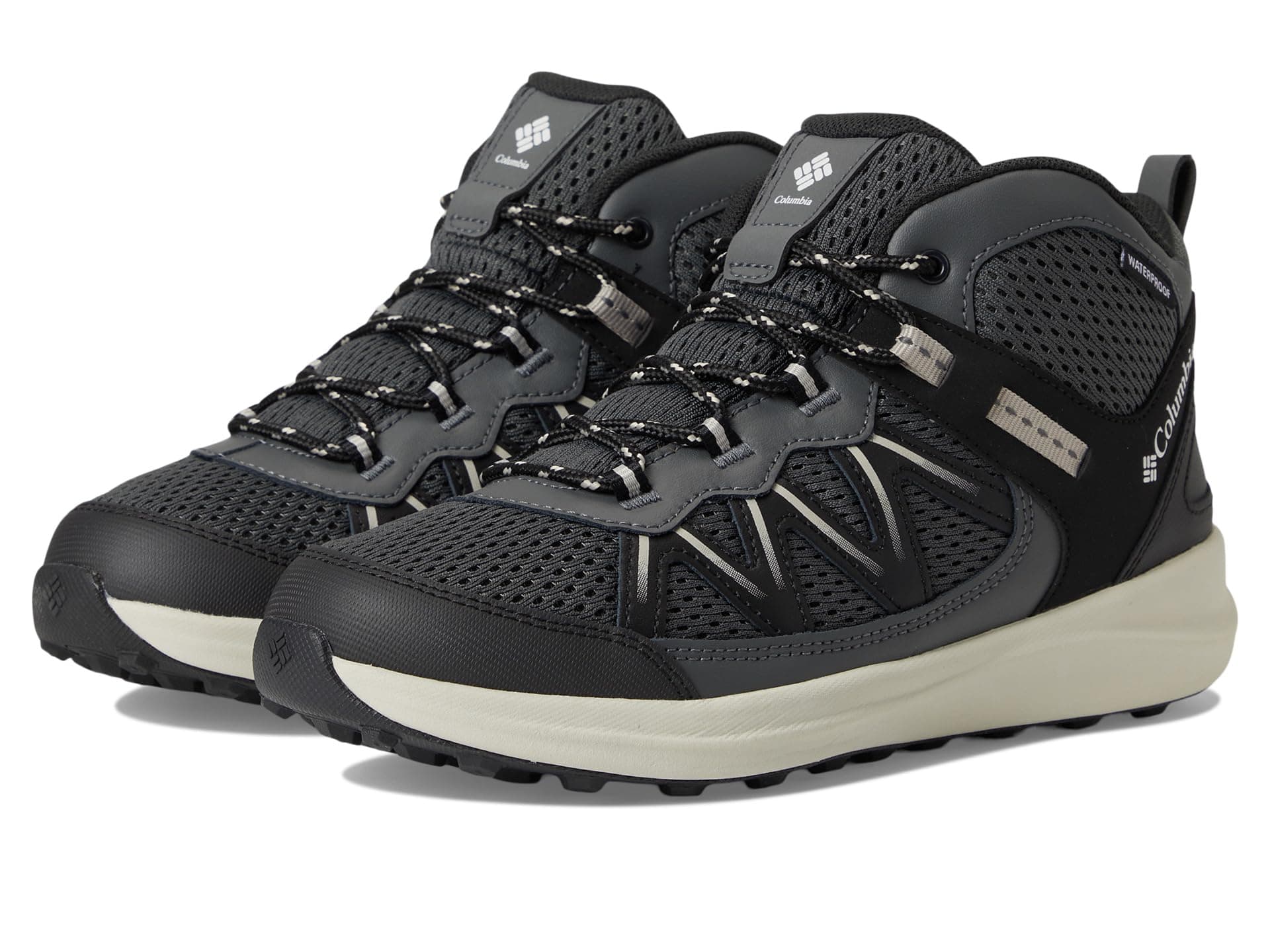 Columbia Kids Peakfreak Rush Mid Waterproof (Little Kid/Big Kid) — cor Preto
