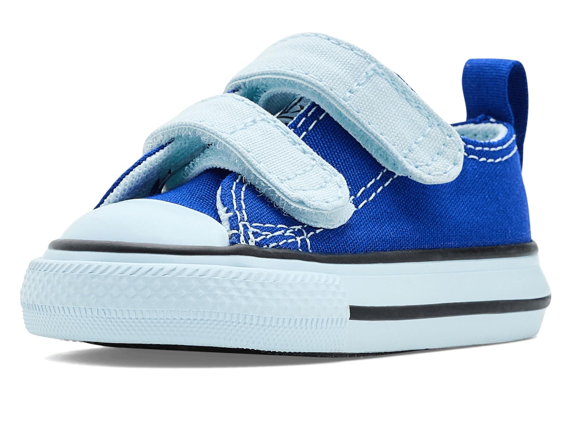 Converse Kids Chuck Taylor 2V Ox (Infant/Toddler) — cor Azul