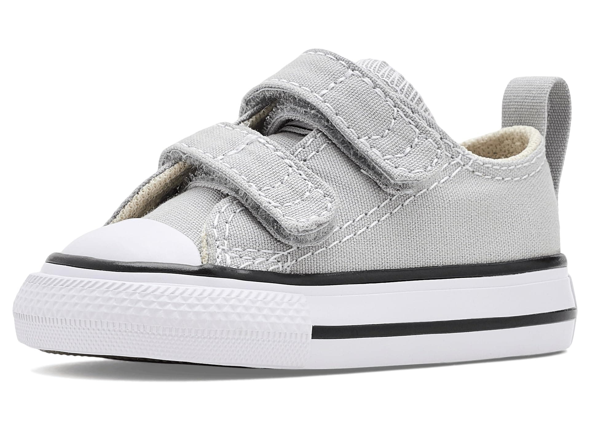 Converse Kids Chuck Taylor 2V Ox (Infant/Toddler) — cor Cinza