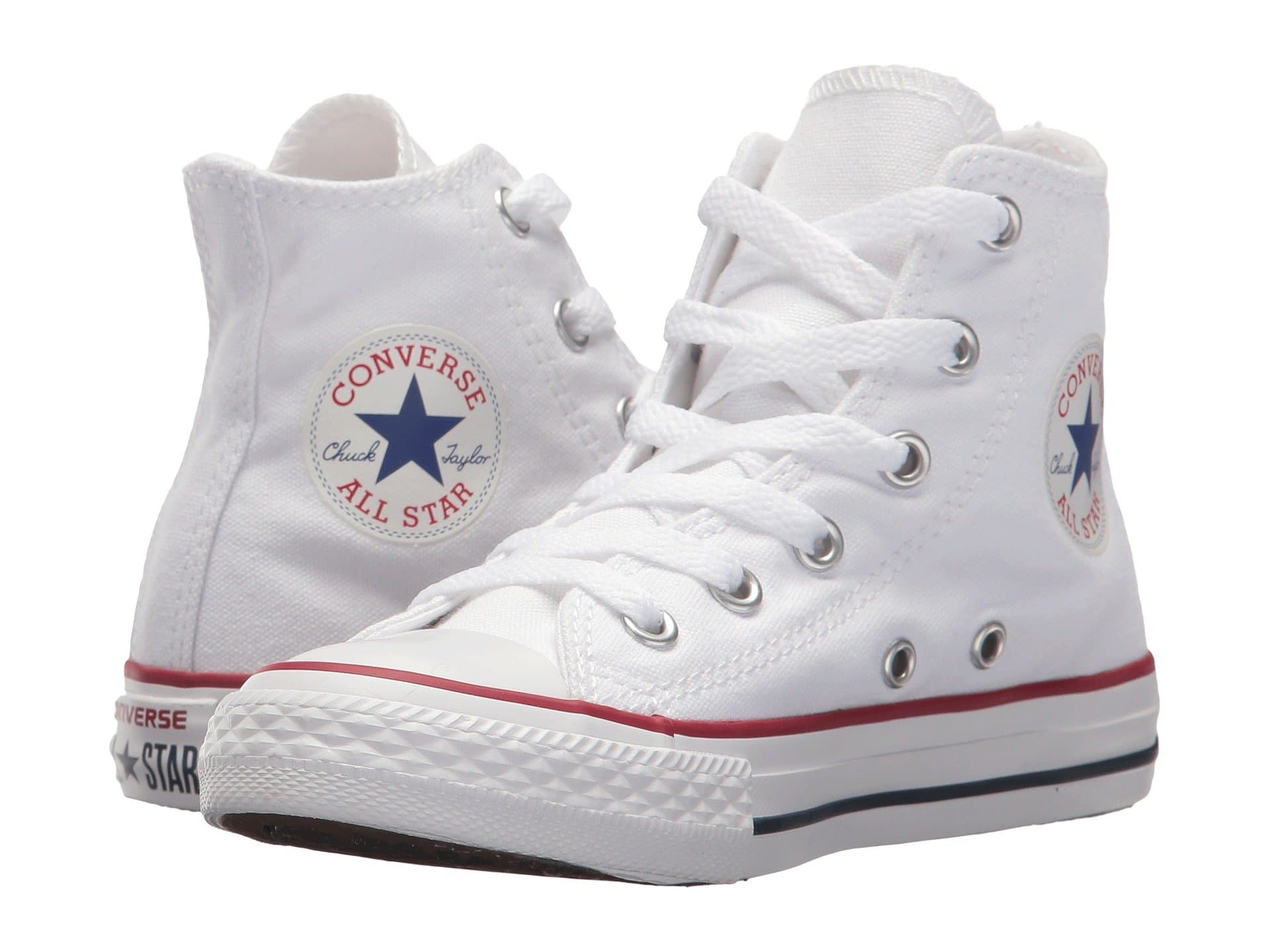 Converse Kids Chuck Taylor All Star Hi Top Sneaker (Little Kid) — cor Branco