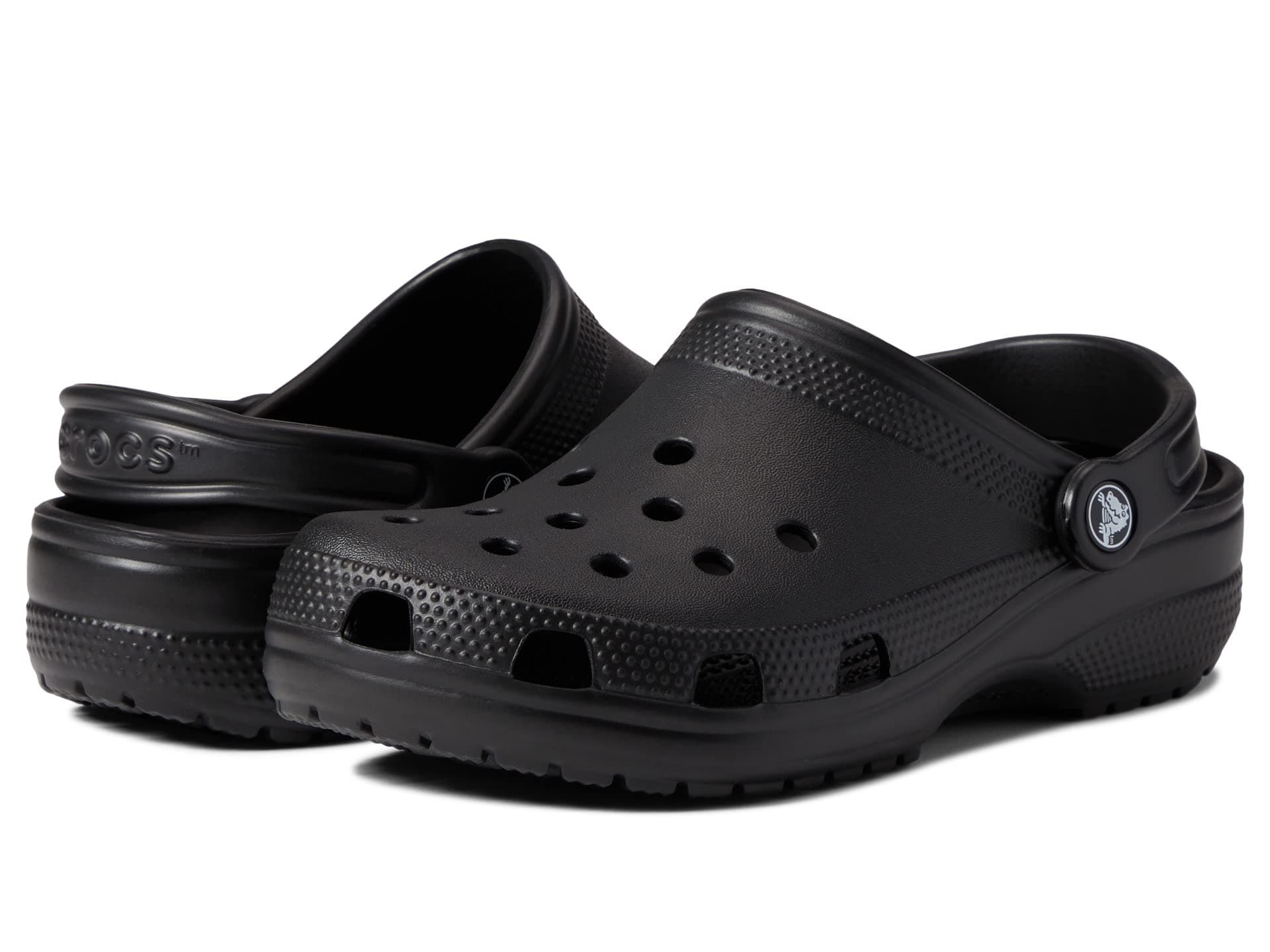 Crocs Kids Classic Clogs (Little Kid/Big Kid) — cor Preto