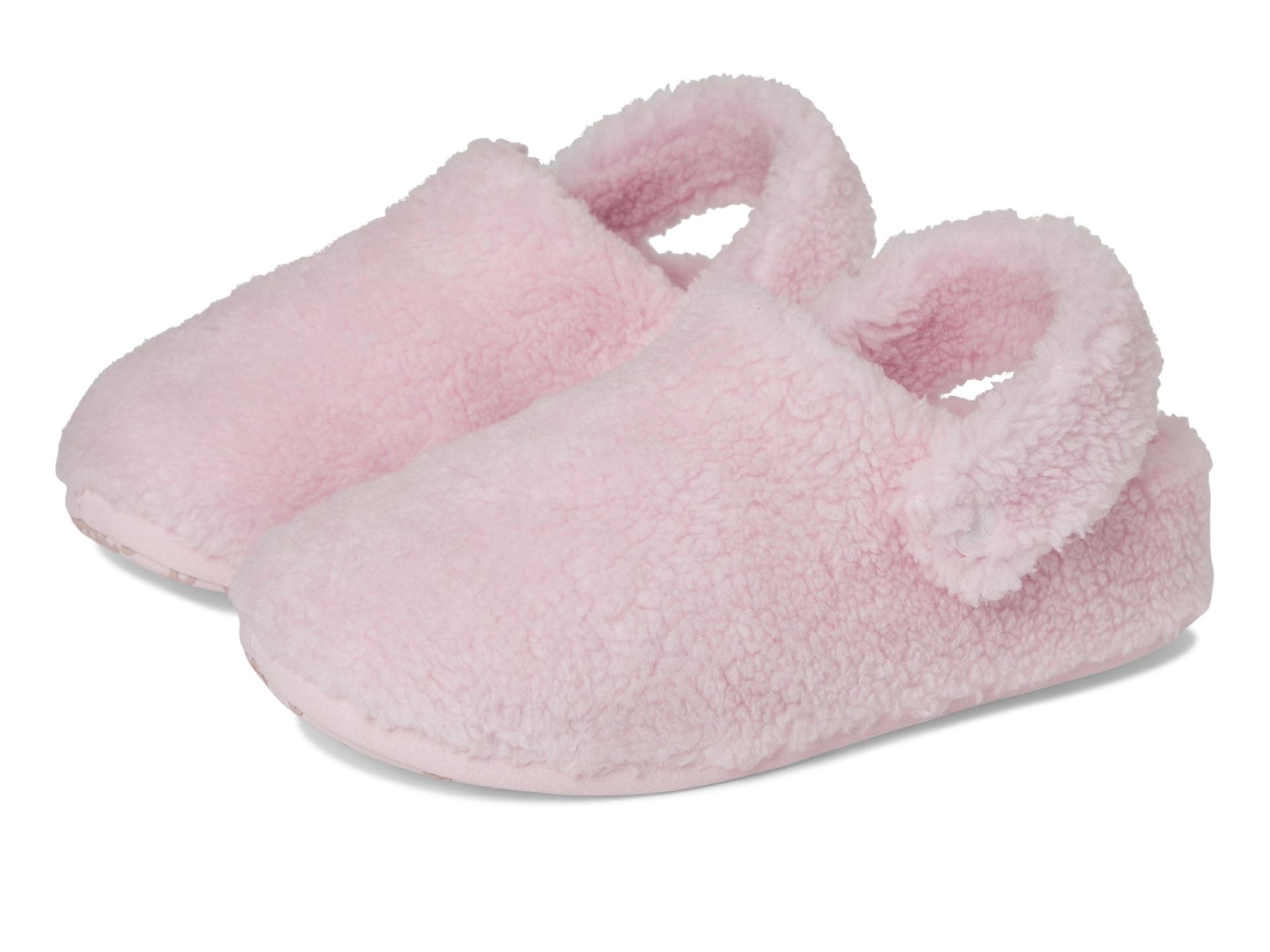 Crocs Kids Classic Cozzzy Slippers (Little Kid/Big Kid) — cor Pink