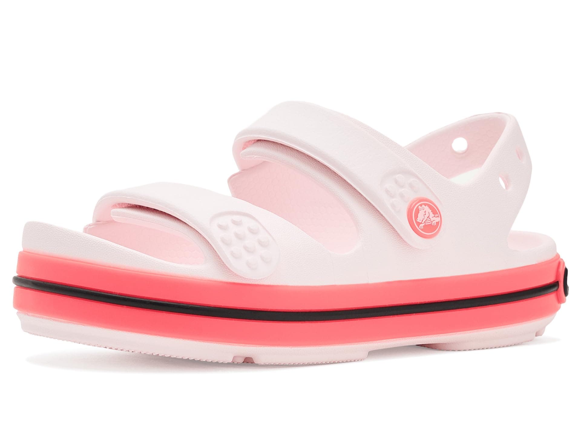 Crocs Kids Crocband Cruiser Sandal (Toddler) — cor Gelo