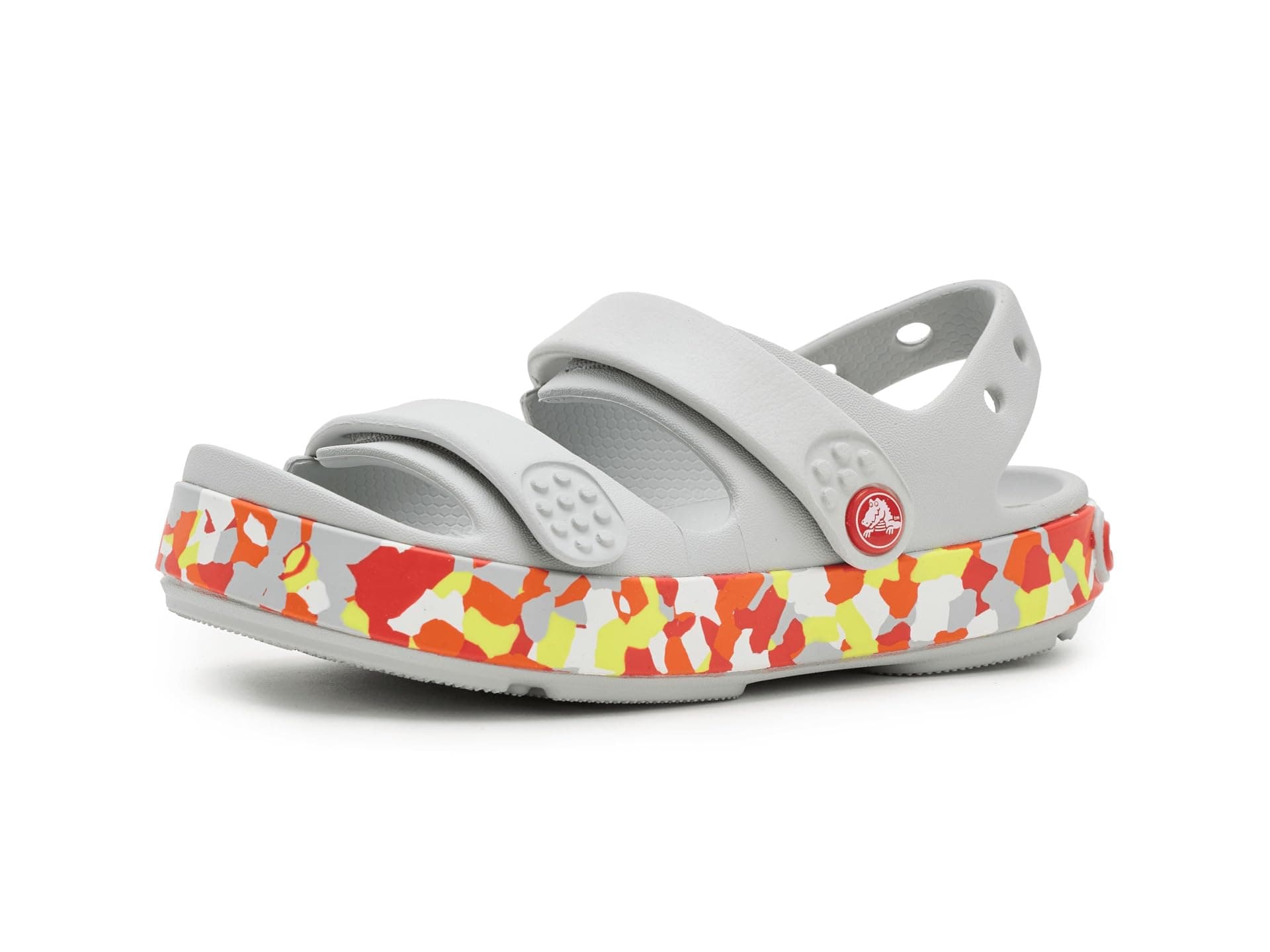 Crocs Kids Crocband Cruiser Sandal (Toddler) — cor Laranja