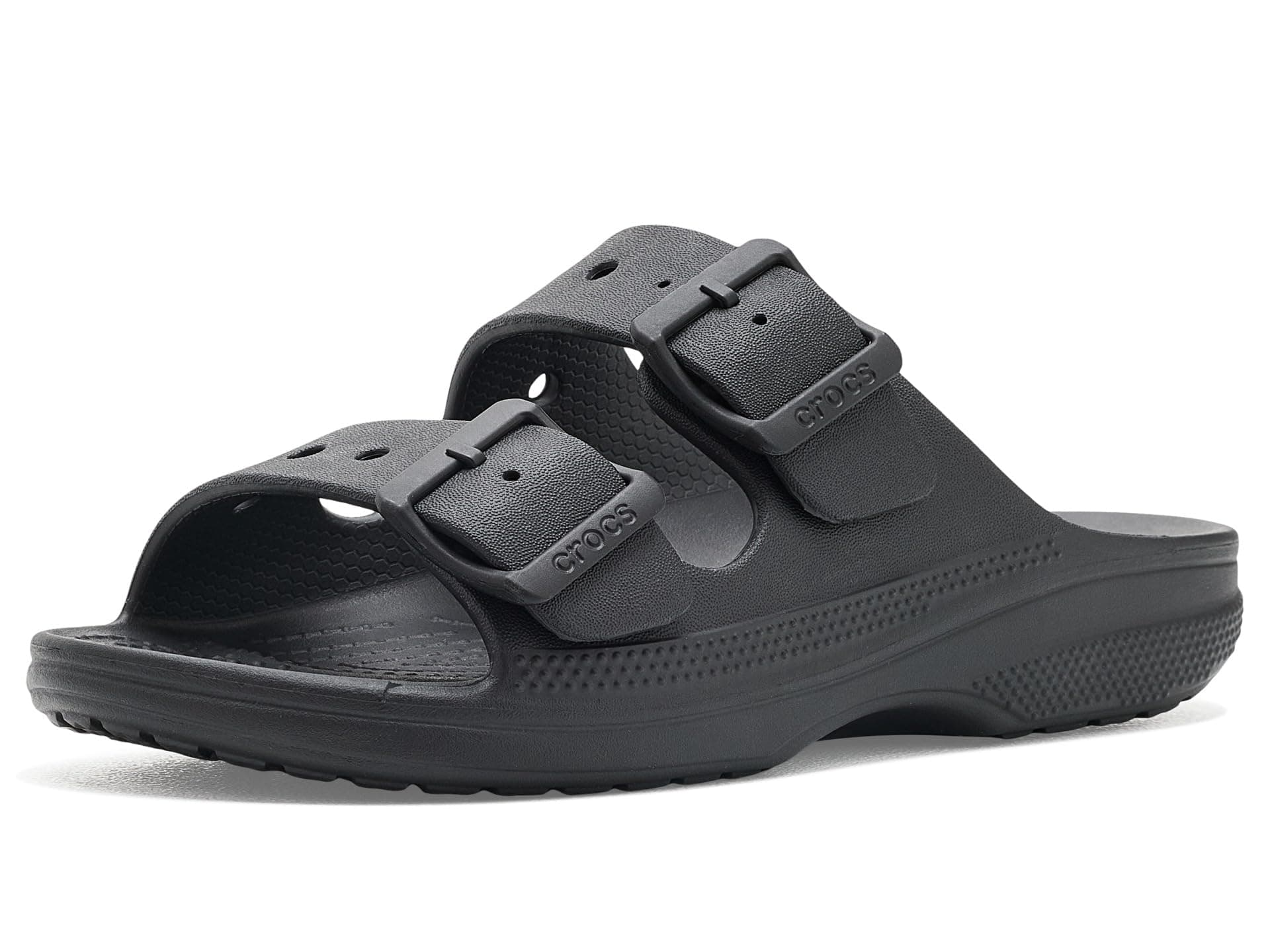 Crocs Kids Saturday Sandal (Little Kid/Big Kid) — cor Preto