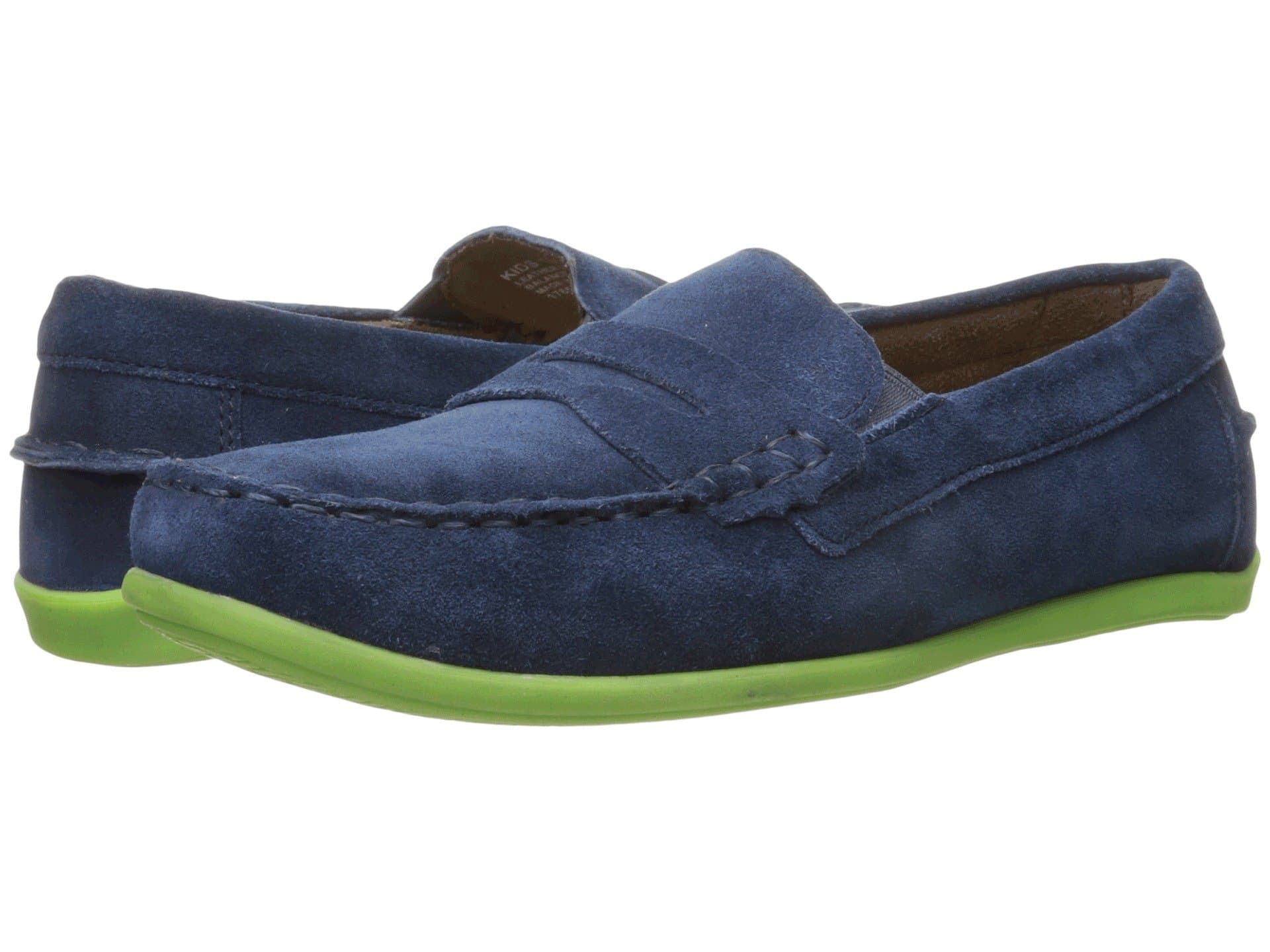 Florsheim Kids Jasper Driver Jr. (Toddler/Little Kid/Big Kid) — cor Azul