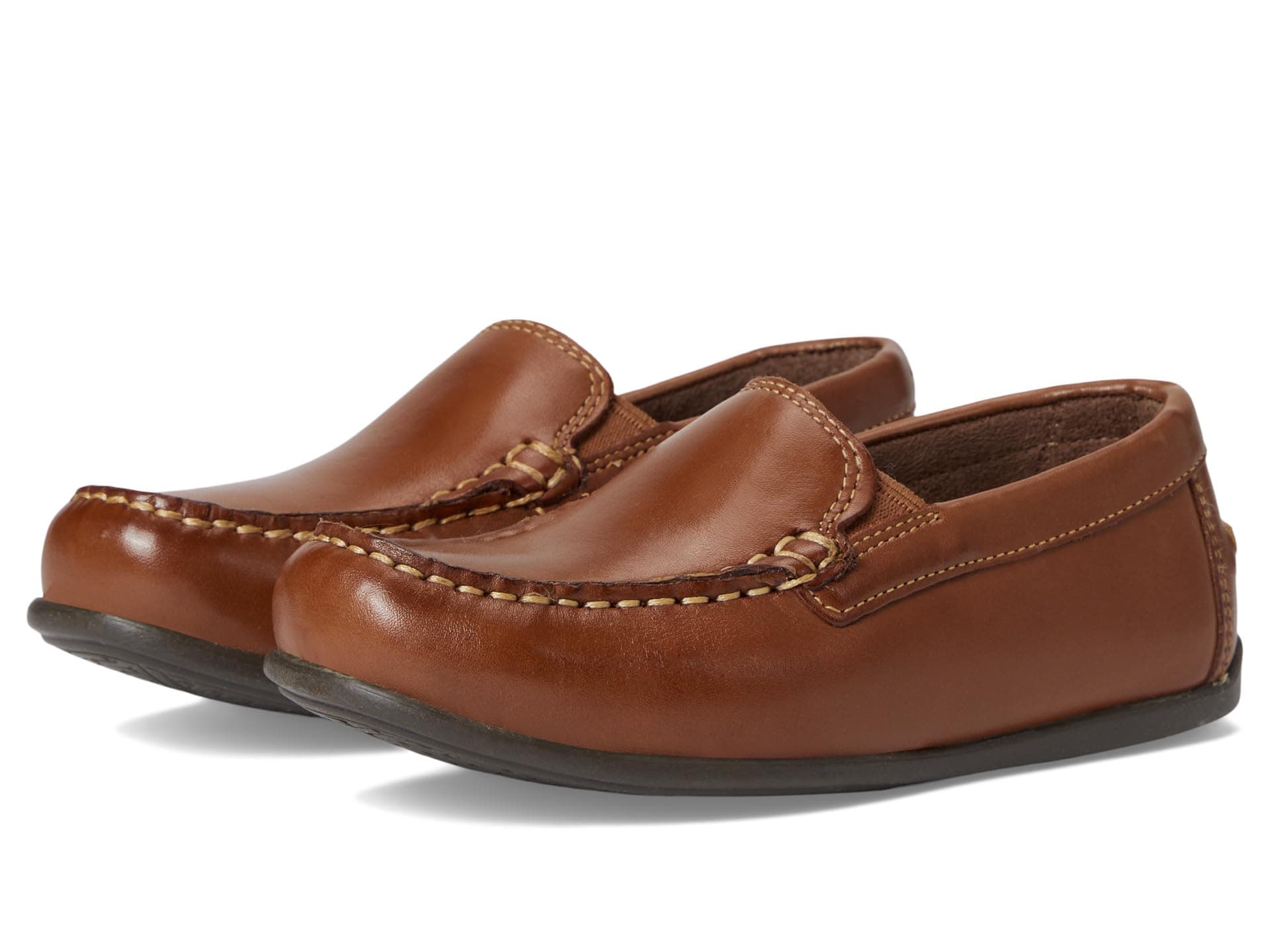 Florsheim Kids Jasper Venetian Jr. (Toddler/Little Kid/Big Kid) — cor Marrom