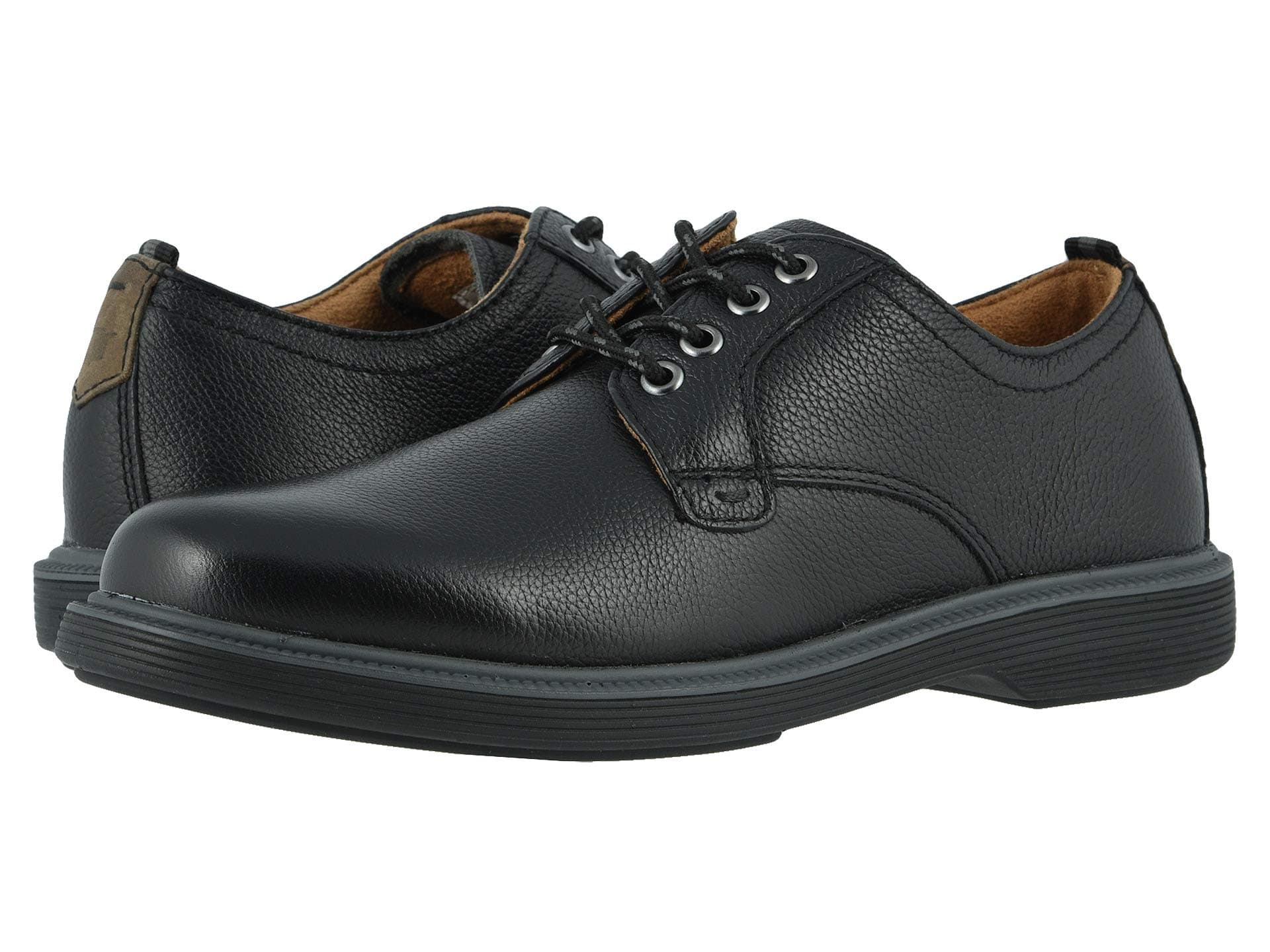 Florsheim Kids Supacush Plain Toe Ox, Jr. (Toddler/Little Kid/Big Kid) — cor Preto
