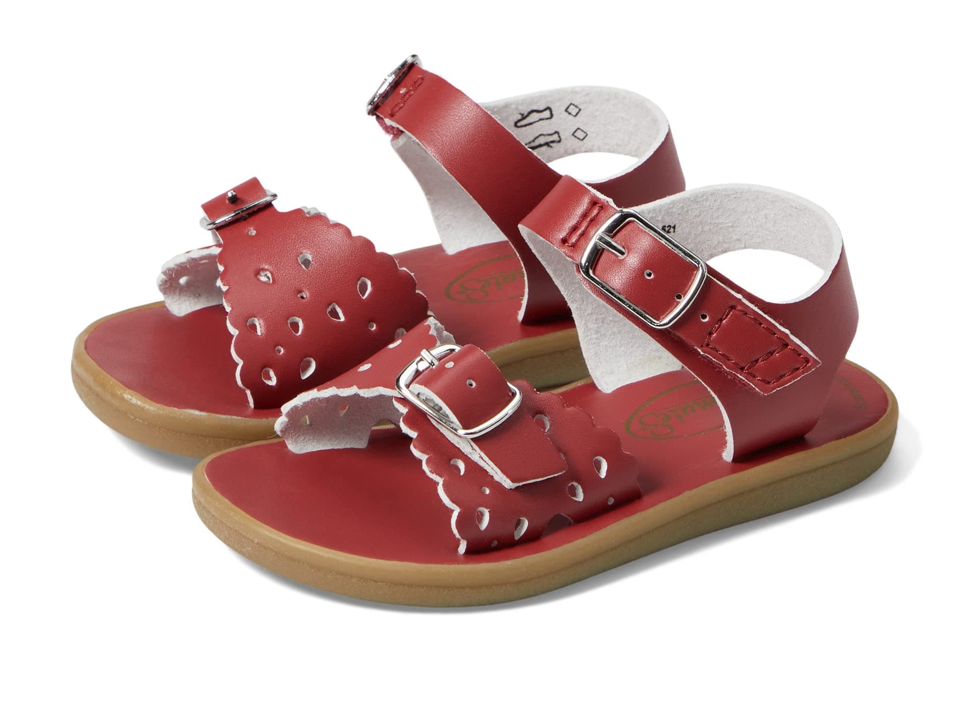 FootMates Eco-Ariel (Infant/Toddler/Little Kid) — cor Vermelho