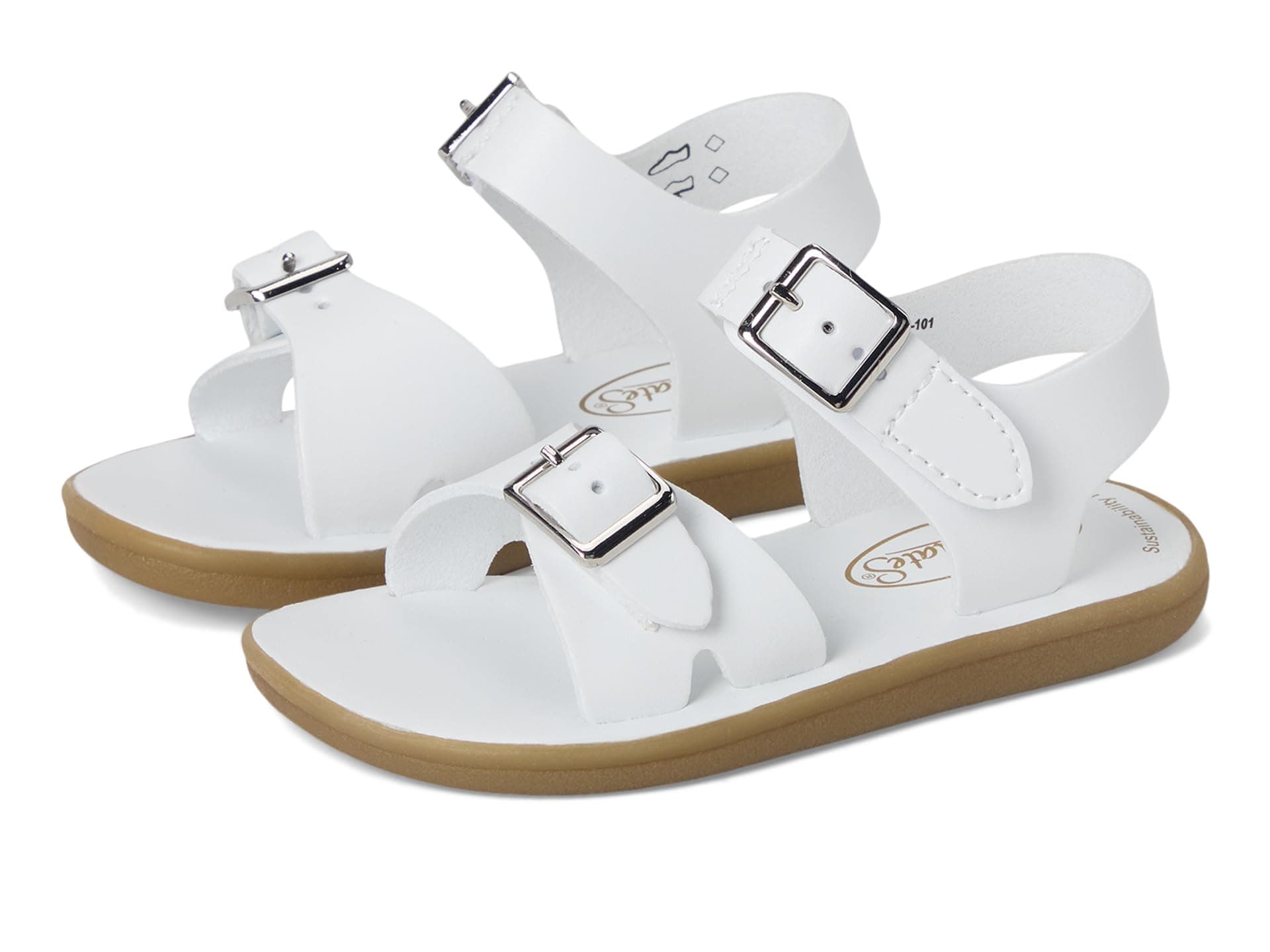 FootMates Eco-Tide (Infant/Toddler/Little Kid) — cor Branco