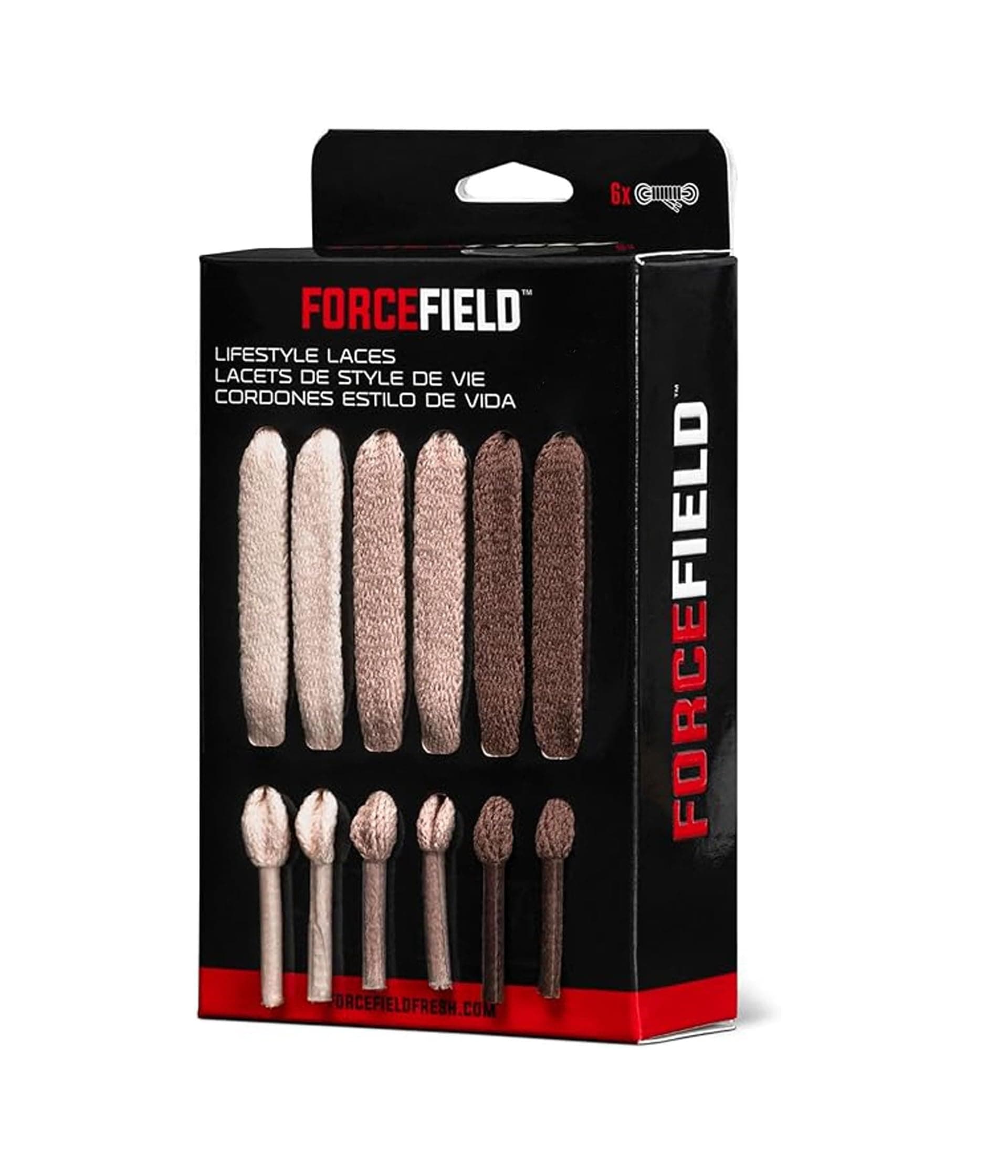ForceField Lifestyle Laces 3-Pack — vista 1