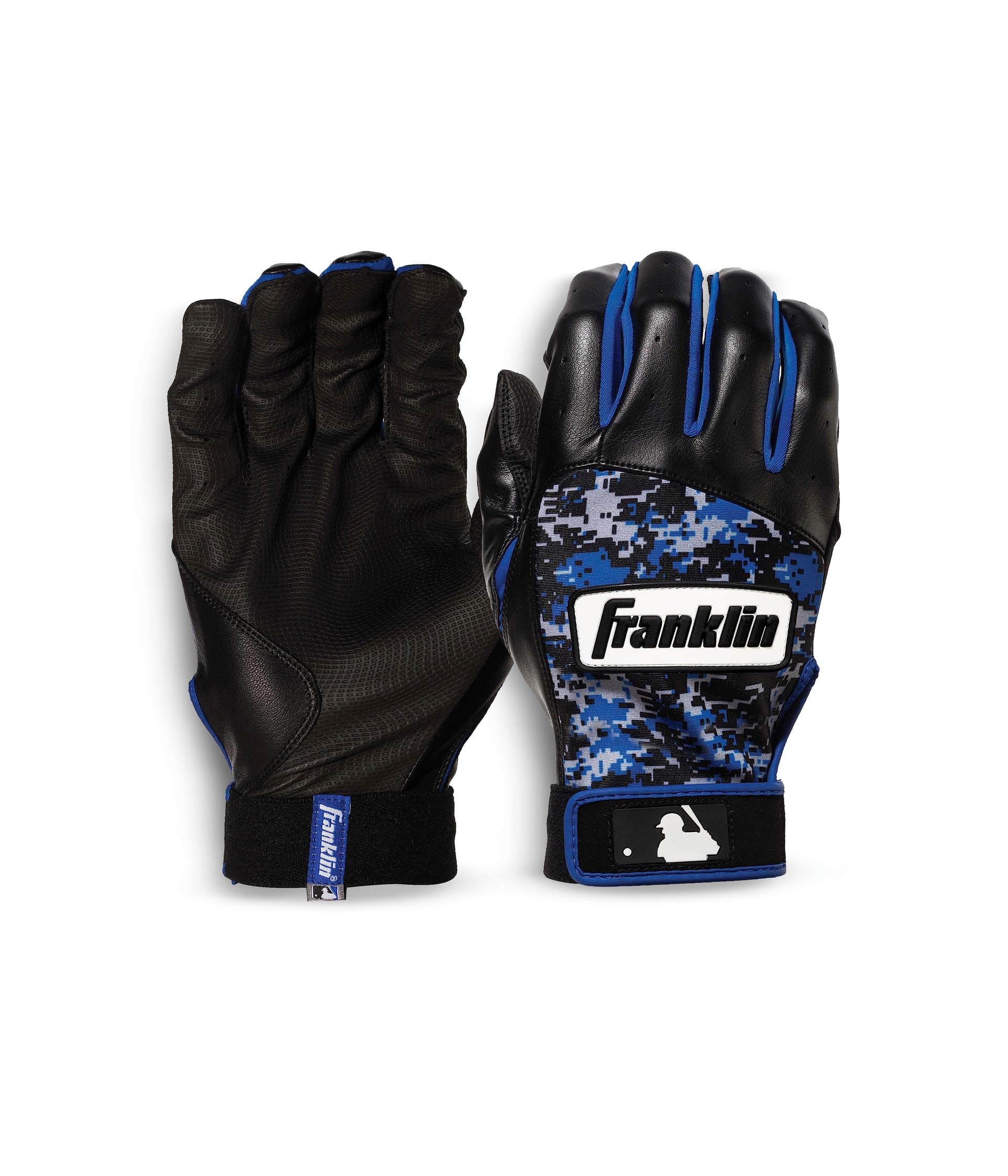 Franklin Sports Digitek Kids Batting Gloves — cor Cinza