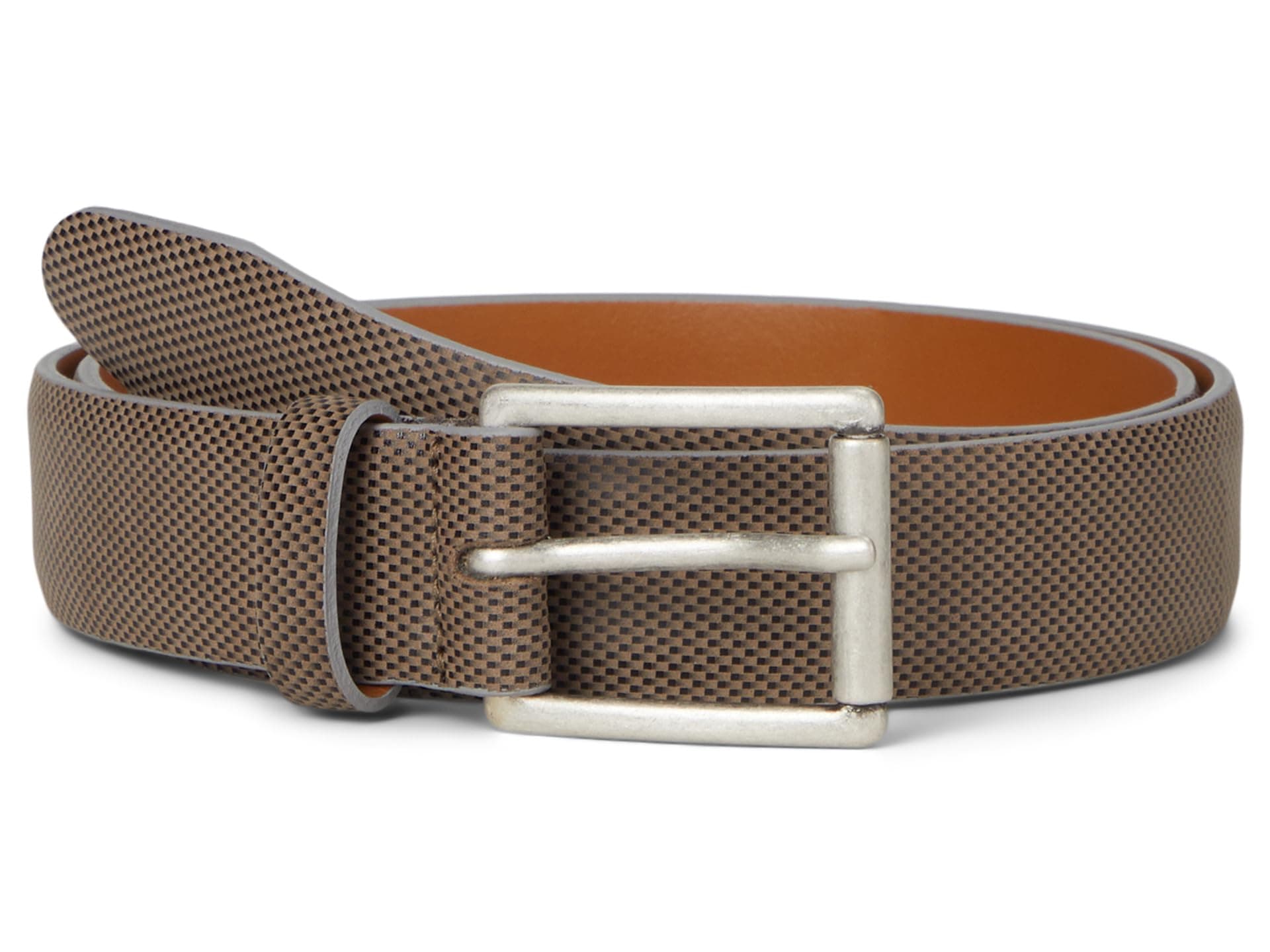 Johnston & Murphy Brushed Micro Check — cor Bege