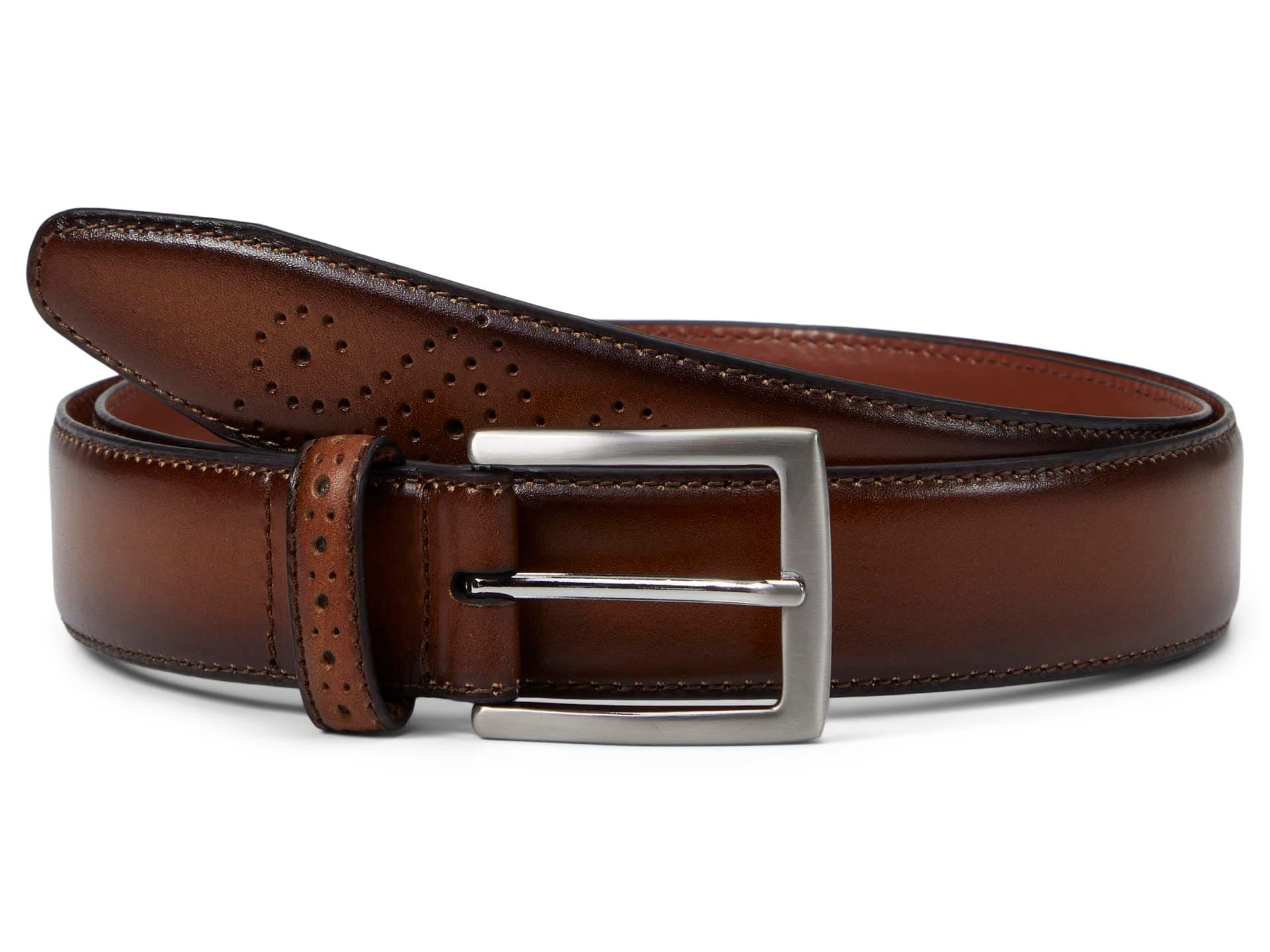 Johnston & Murphy Burnished Edge Belt — vista principal
