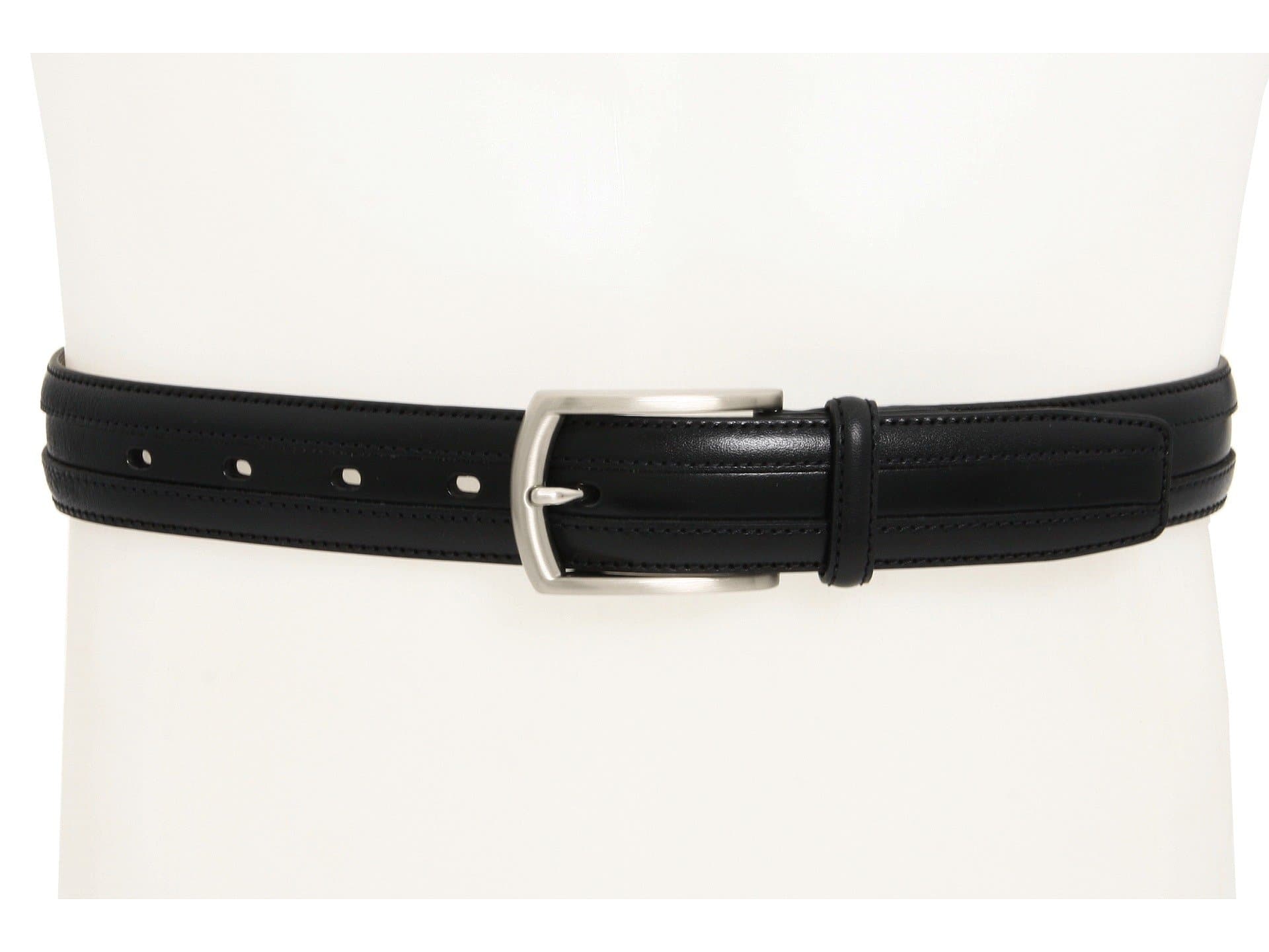 Johnston & Murphy Double Calf Belt — cor Preto