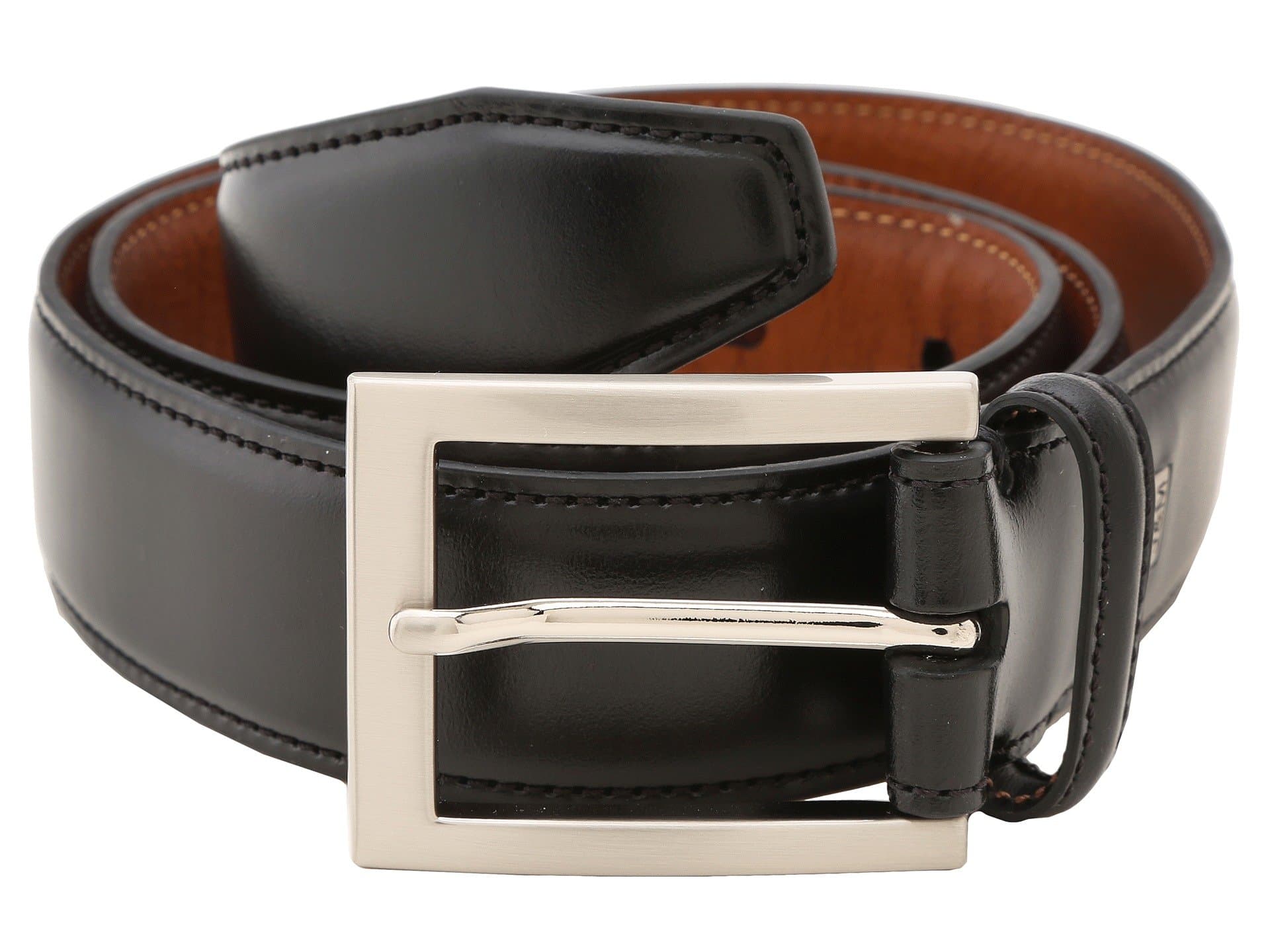 Johnston & Murphy Johnston & Murphy Dress Belt — cor Preto