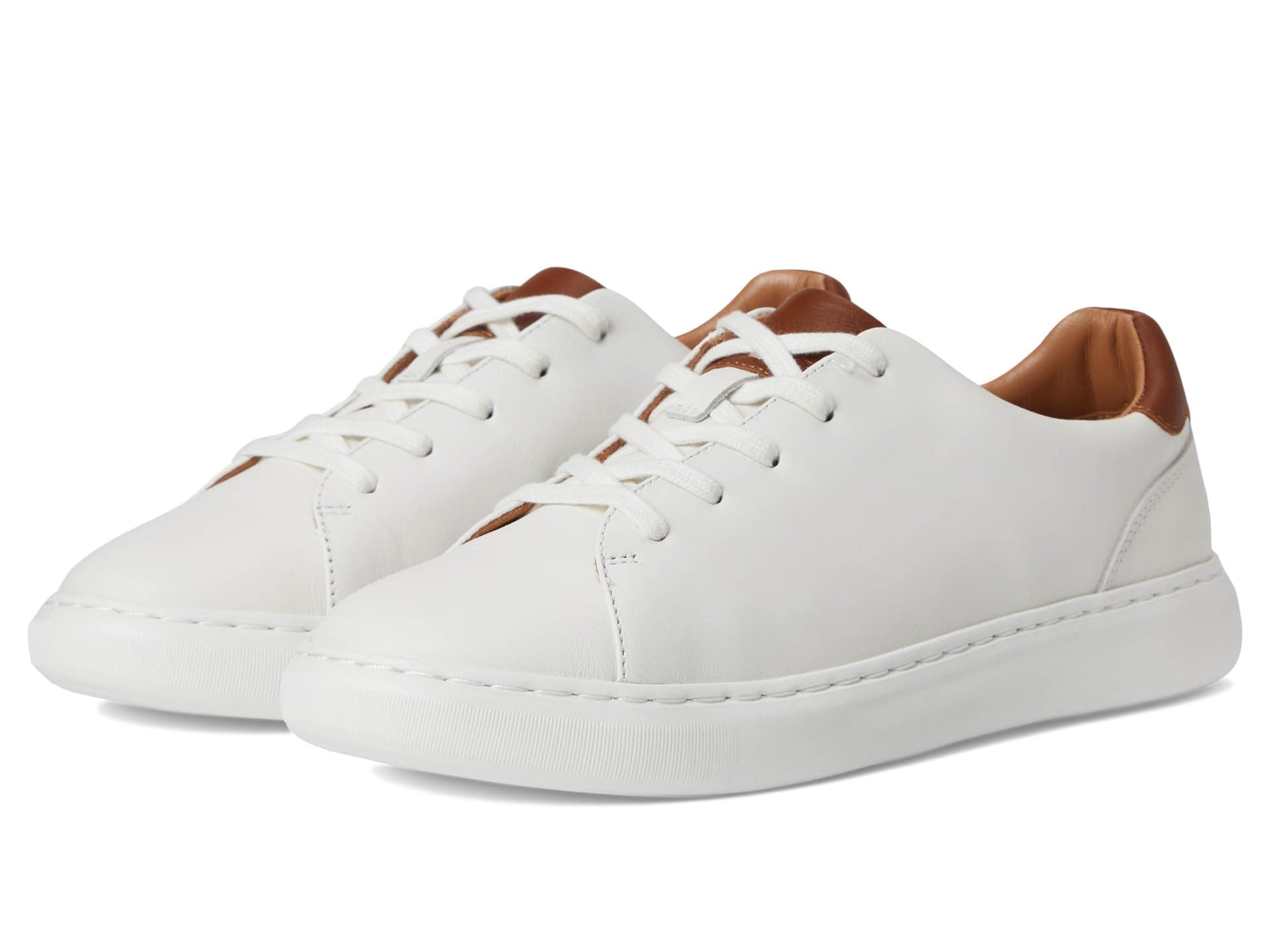 Johnston & Murphy Kids Anders Lace-To-Toe (Little Kid/Big Kid) — cor Branco