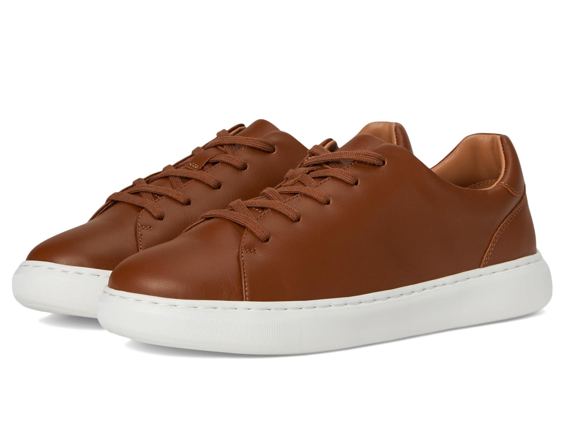 Johnston & Murphy Kids Anders Lace-To-Toe (Little Kid/Big Kid) — cor Marrom