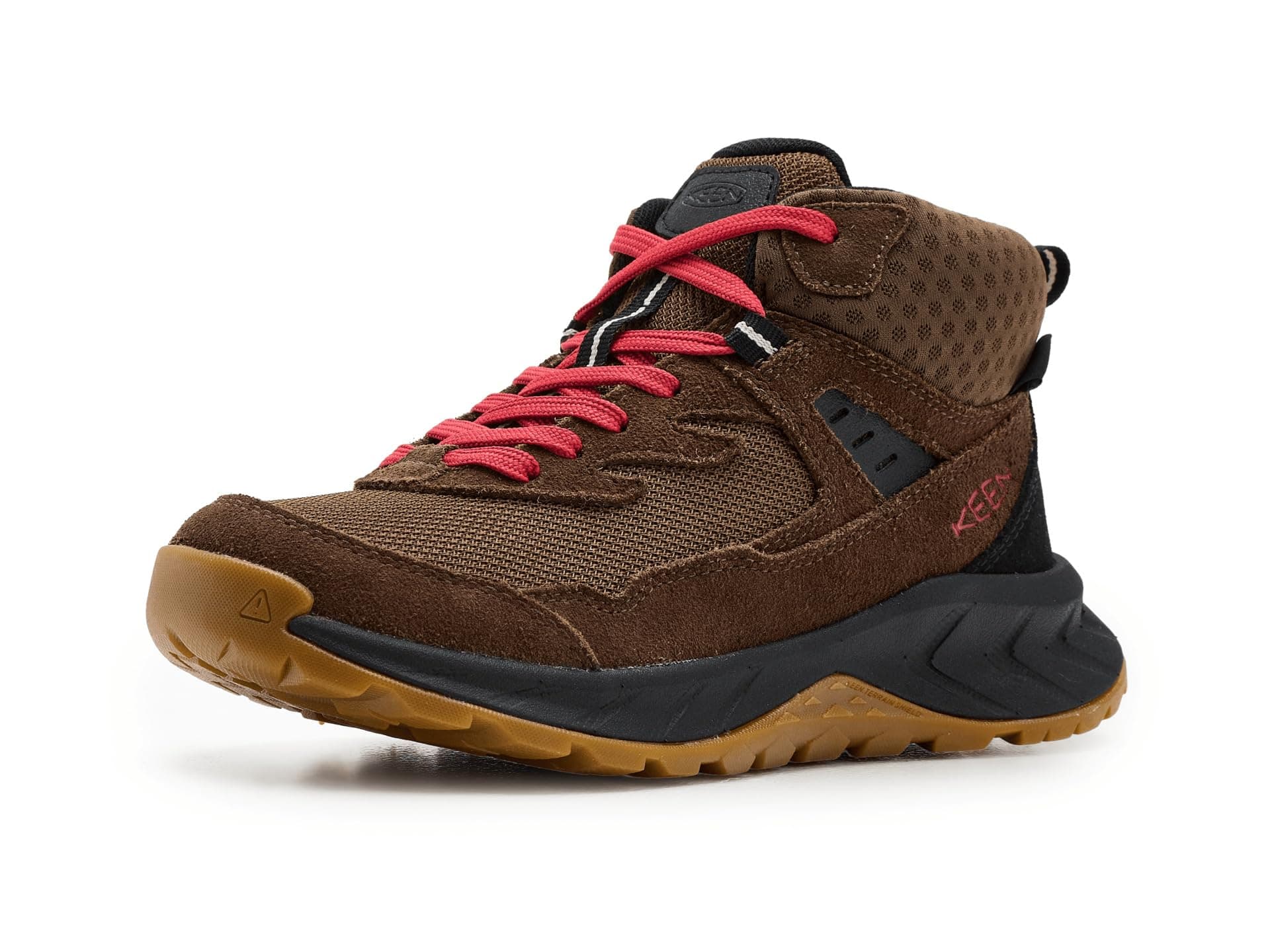 KEEN Kids Hightrail Waterproof Hiking Boots (Little Kid/Big Kid) — cor Marrom