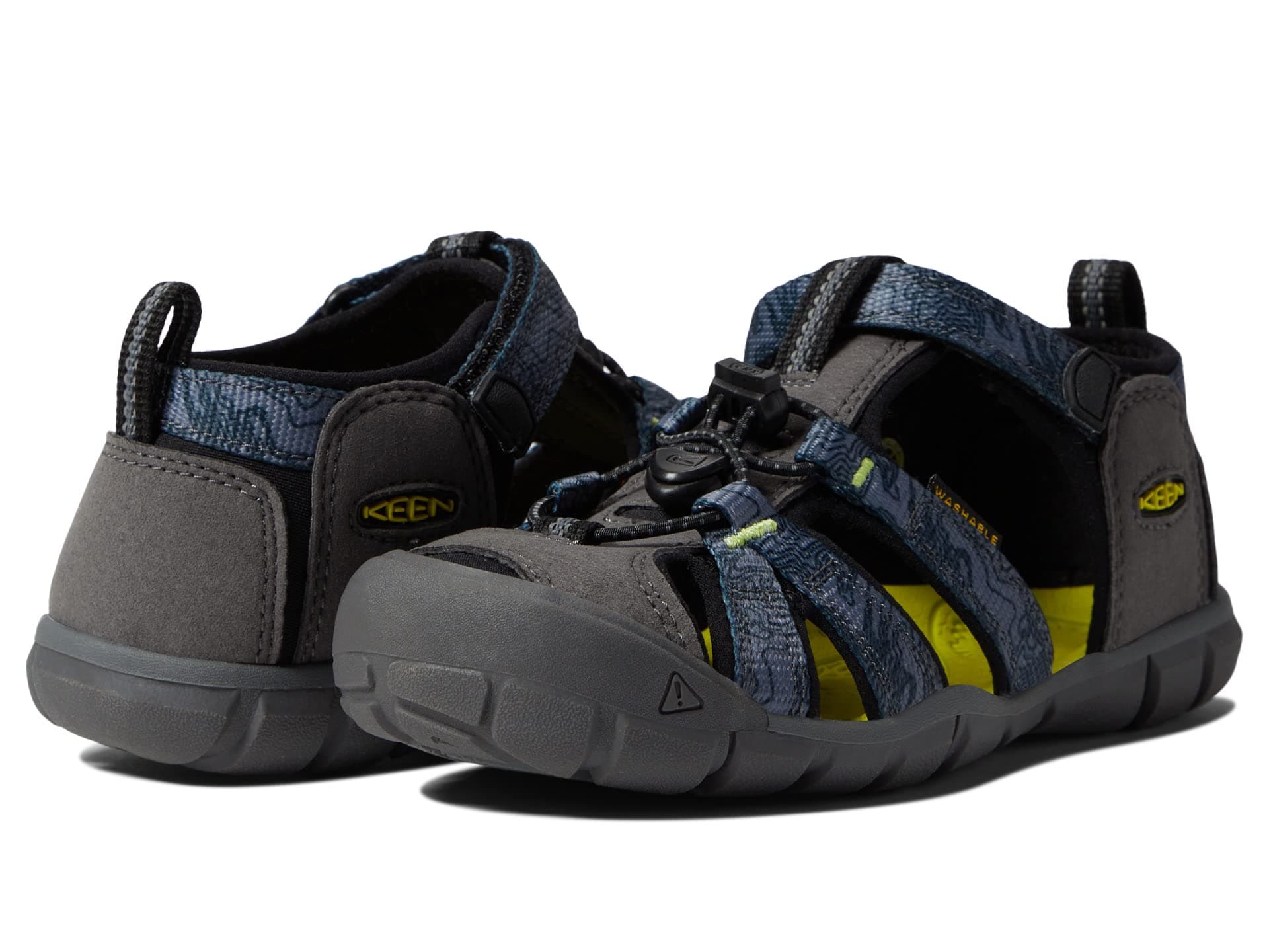 KEEN Kids Seacamp II CNX (Toddler/Little Kid/Big Kid) — cor Amarelo