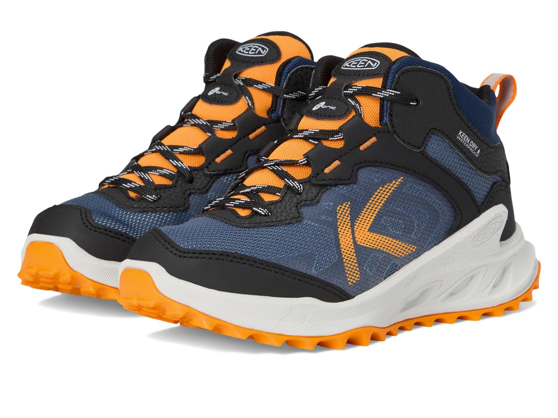 KEEN Kids Zionic Mid Height Waterproof All Terrain Easy On Hiking Boots (Little Kid/Big Kid) — vista principal