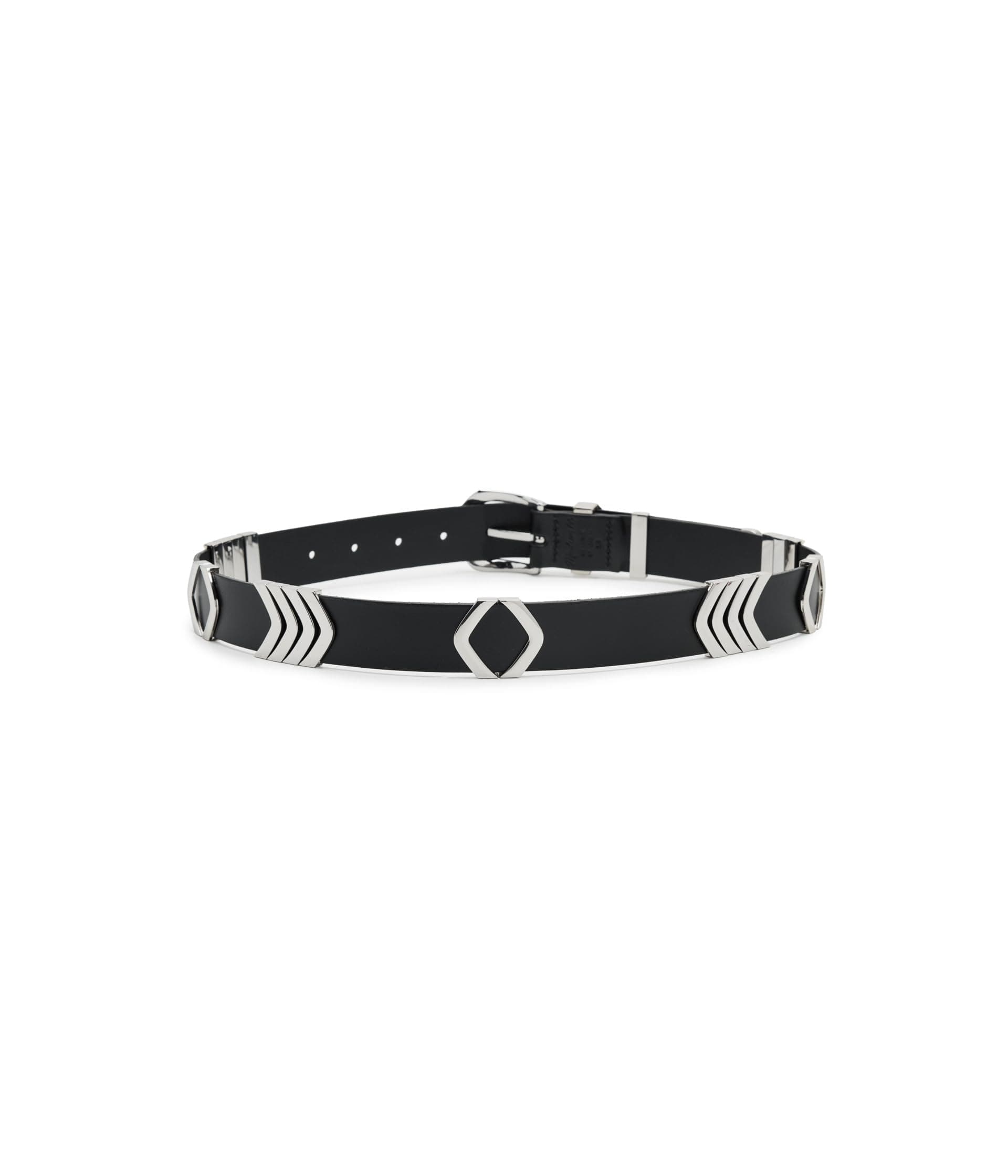 Madewell Angular Buckle Belt in Suede — vista 1