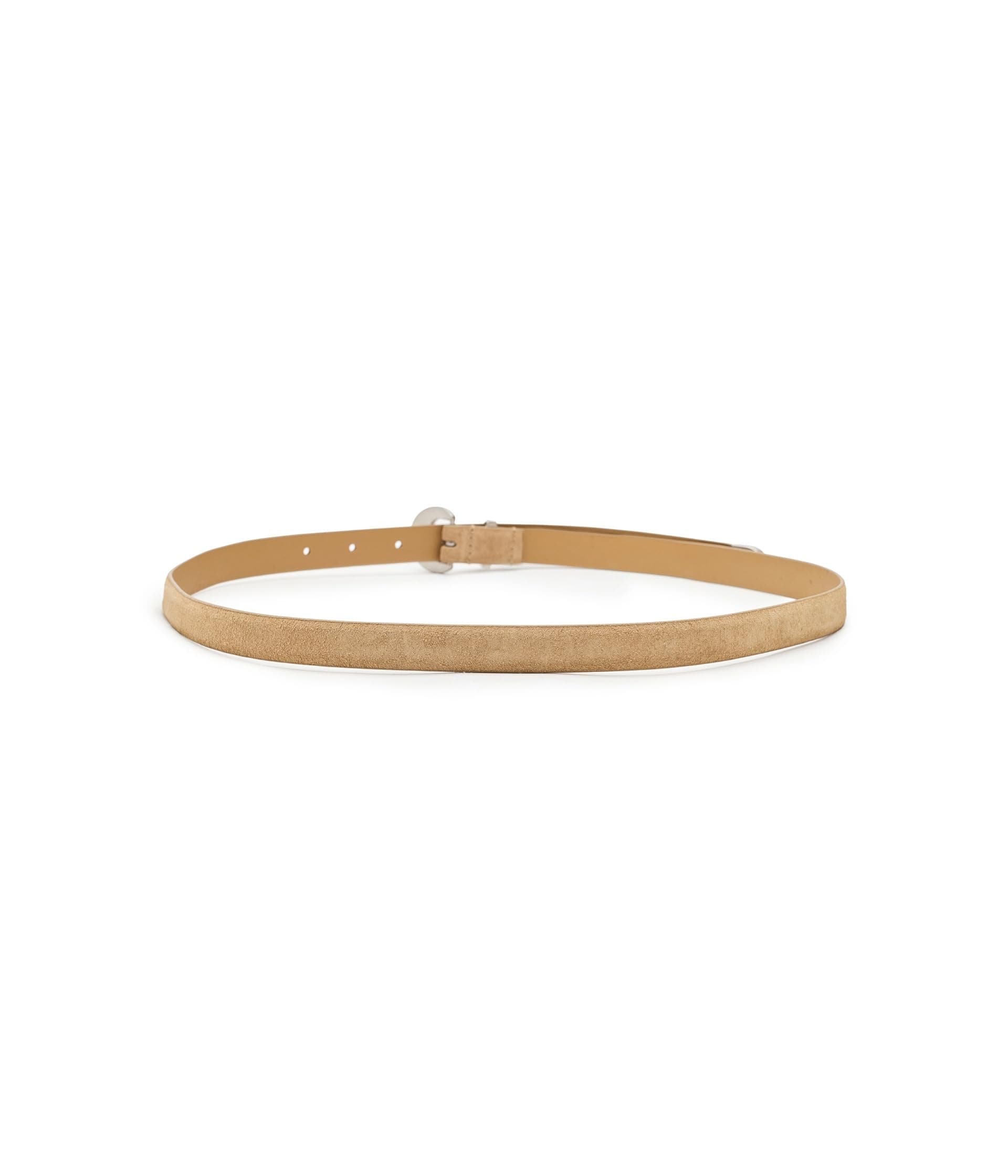 Madewell Domed-Buckle Belt in Suede — vista 1