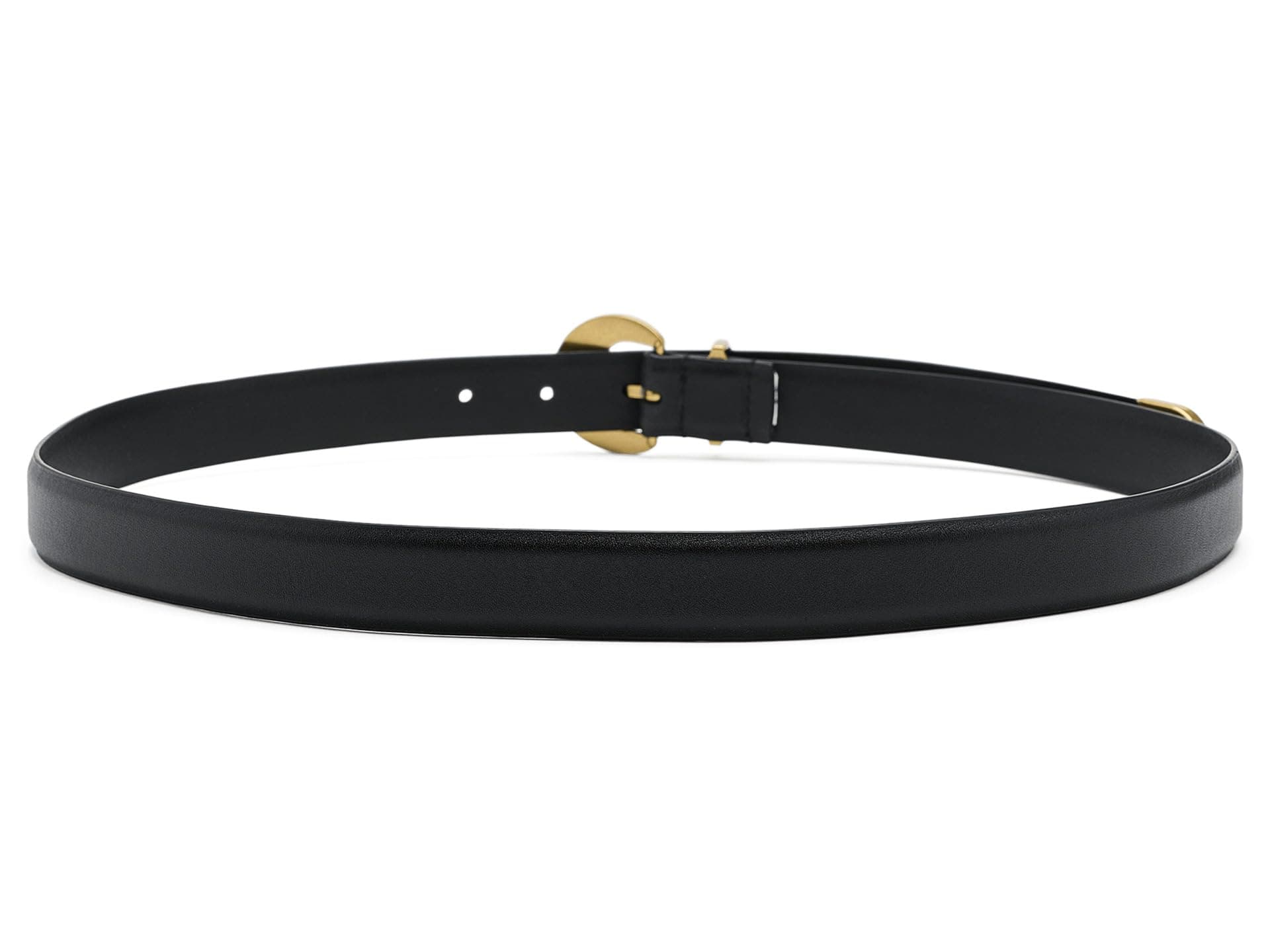 Madewell Domed-Buckle Wide Belt in Leather — vista 1