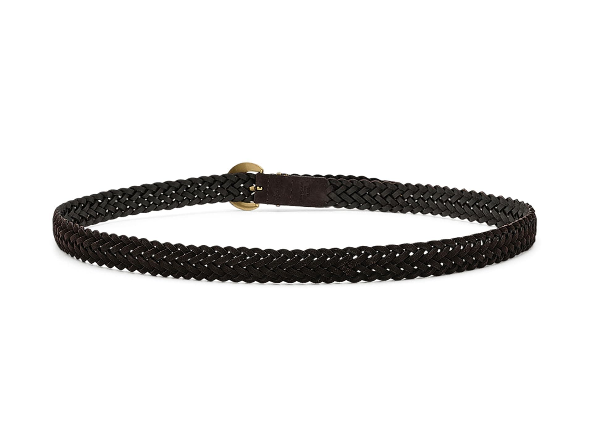 Madewell Lucie Woven Belt-suede — vista 1