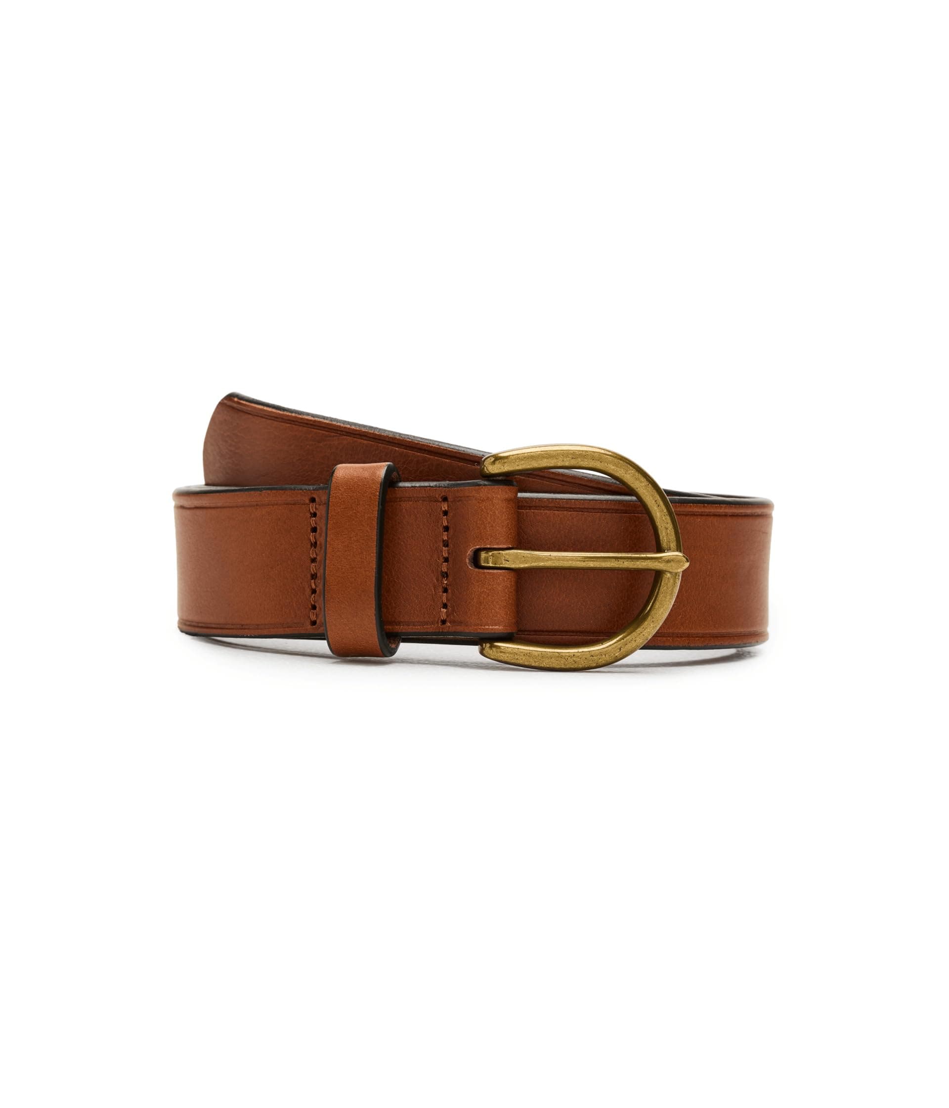 Madewell Medium Perfect Leather Belt — cor Marrom
